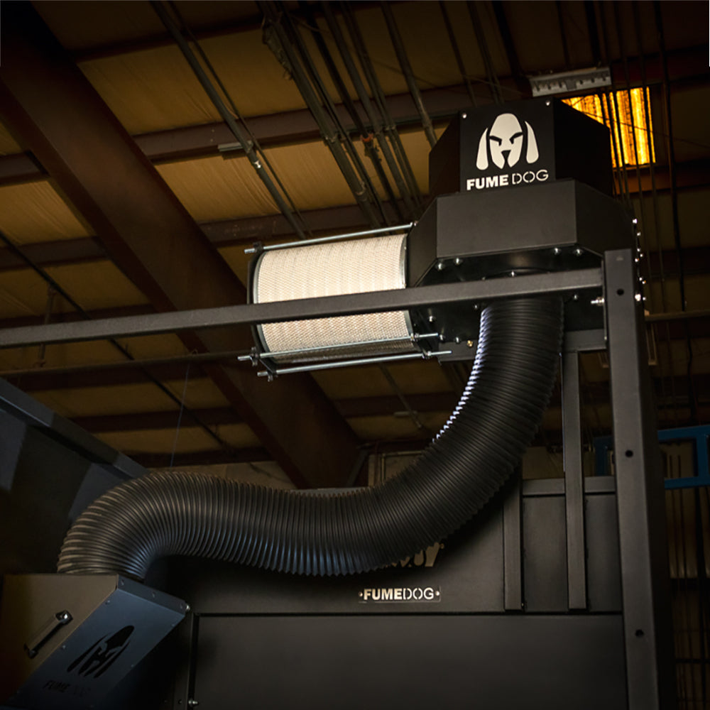 Fume Dog – Bulldog-FILT-FLEX – Magnetic Wall Mount Welding Fume Extractor with Flexible Arm