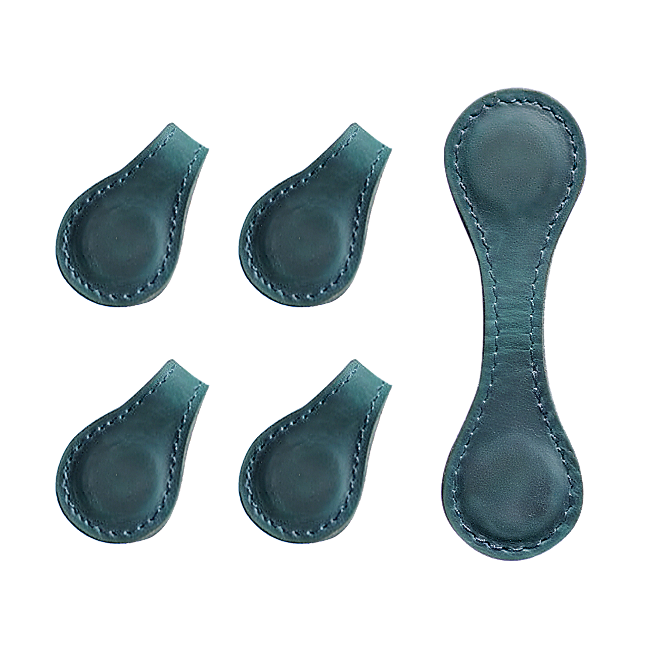 ComMarker Blue Leather Magnetic Bookmark (5pcs)