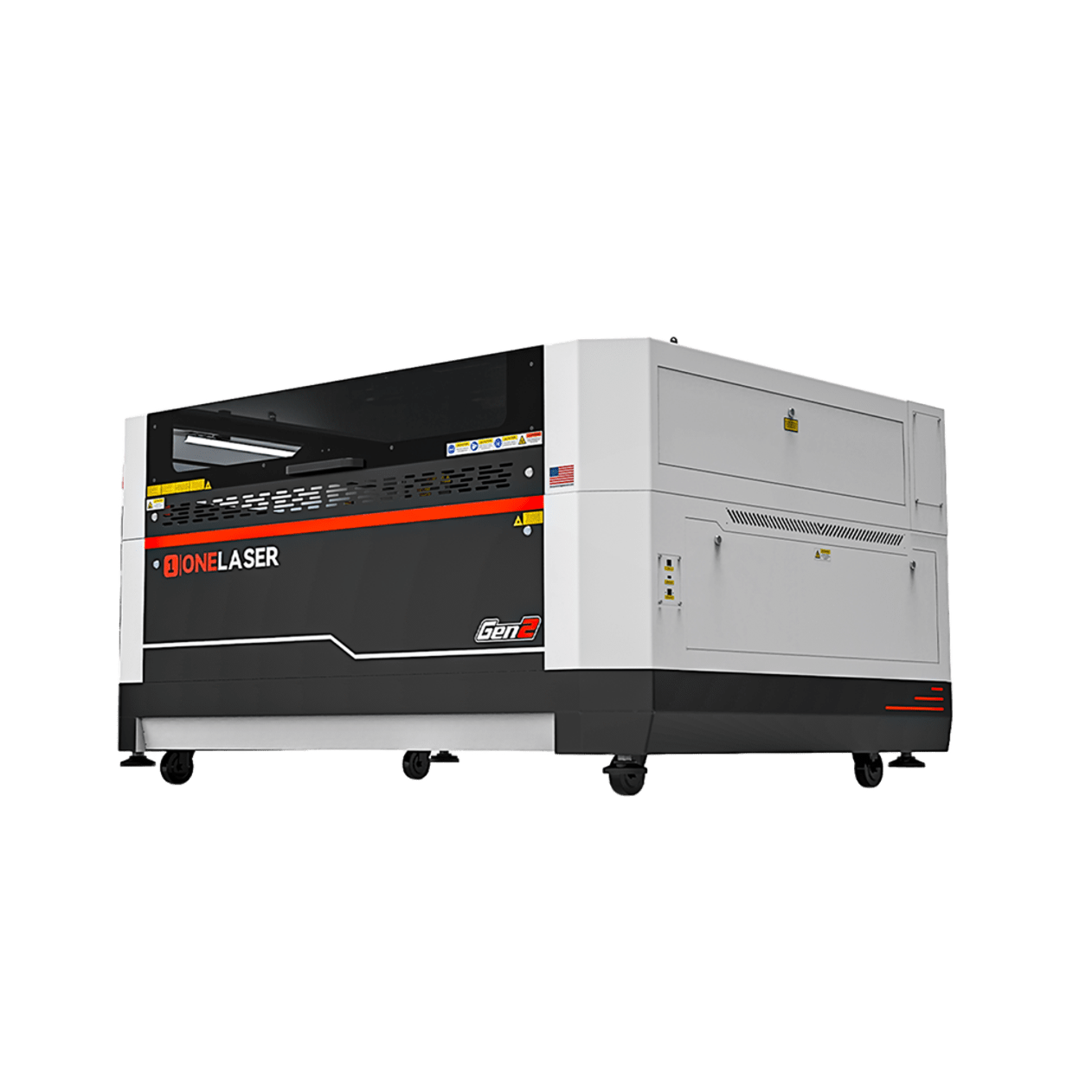 OneLaser Hydra™ 13 Gen 2 Industrial Hybrid Laser Engraver & Cutter (130W CO₂ + 38W RF) OneLaser