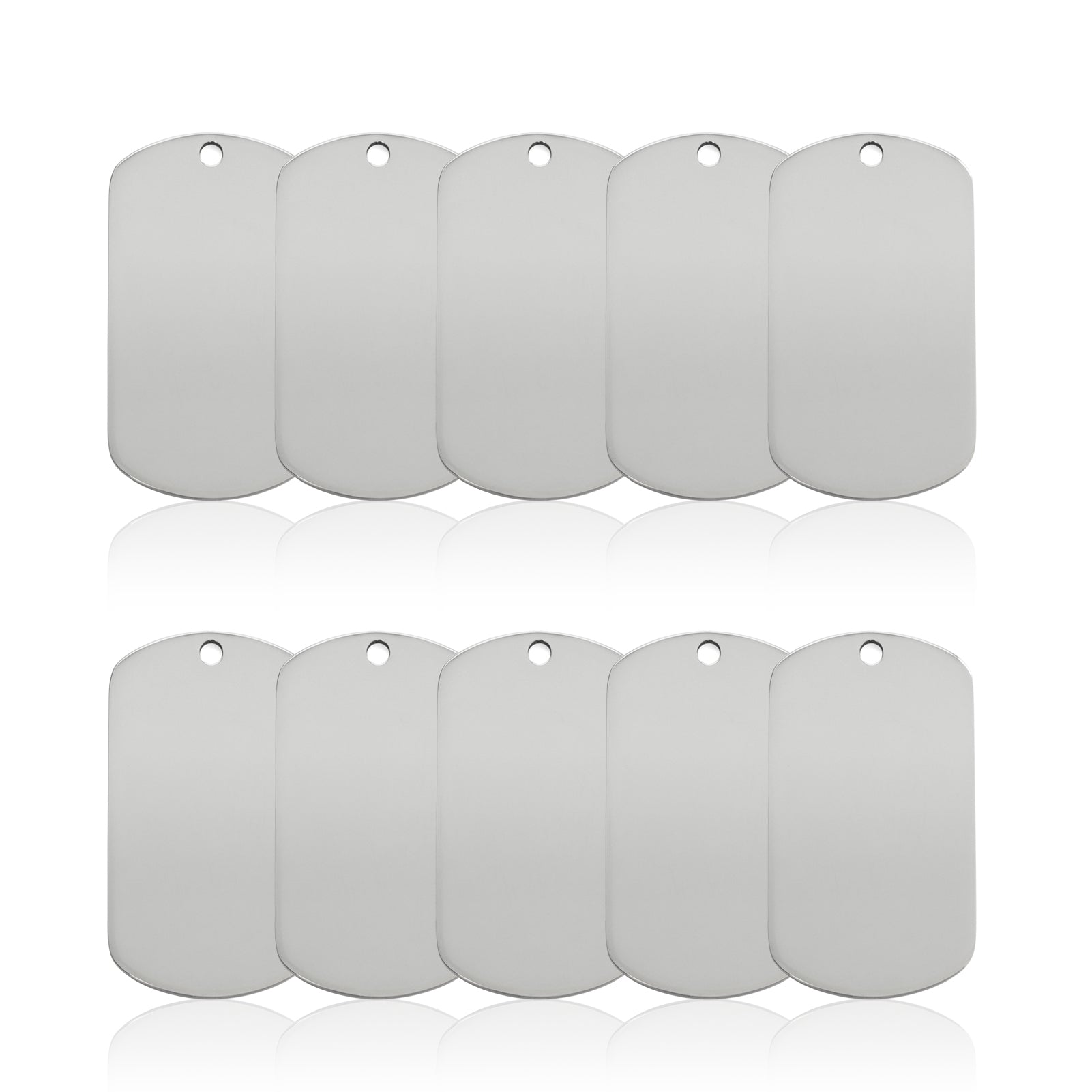 ComMarker Mirror Stainless Steel Pendants (10pcs)