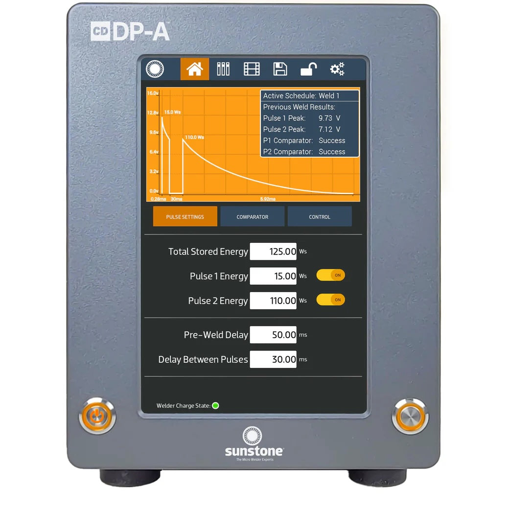 Sunstone Capacitive Discharge (CD) Dual-Pulse Welders – Advanced Series (DPA Series)