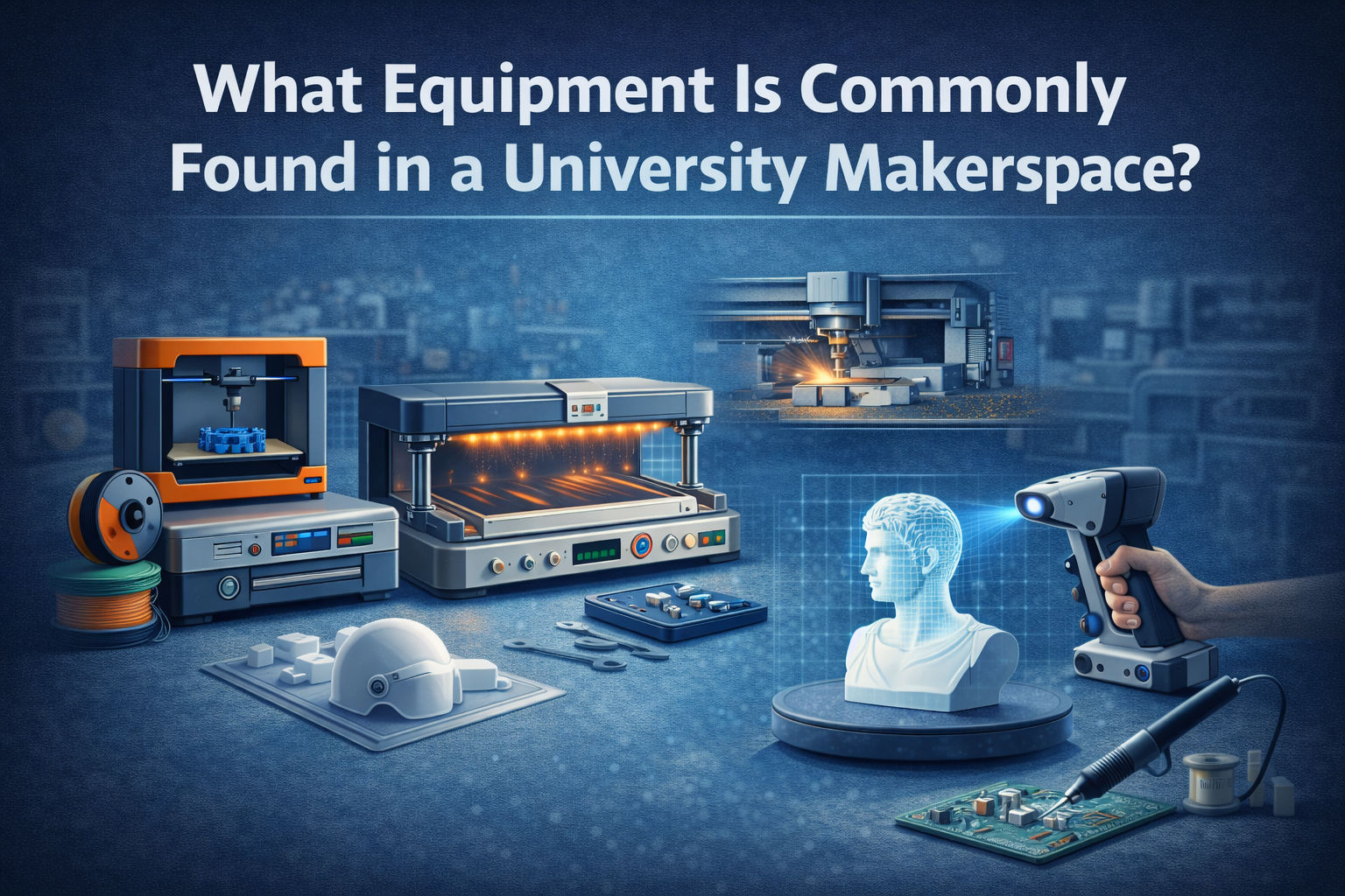 What Equipment Is Commonly Found in a University Makerspace?