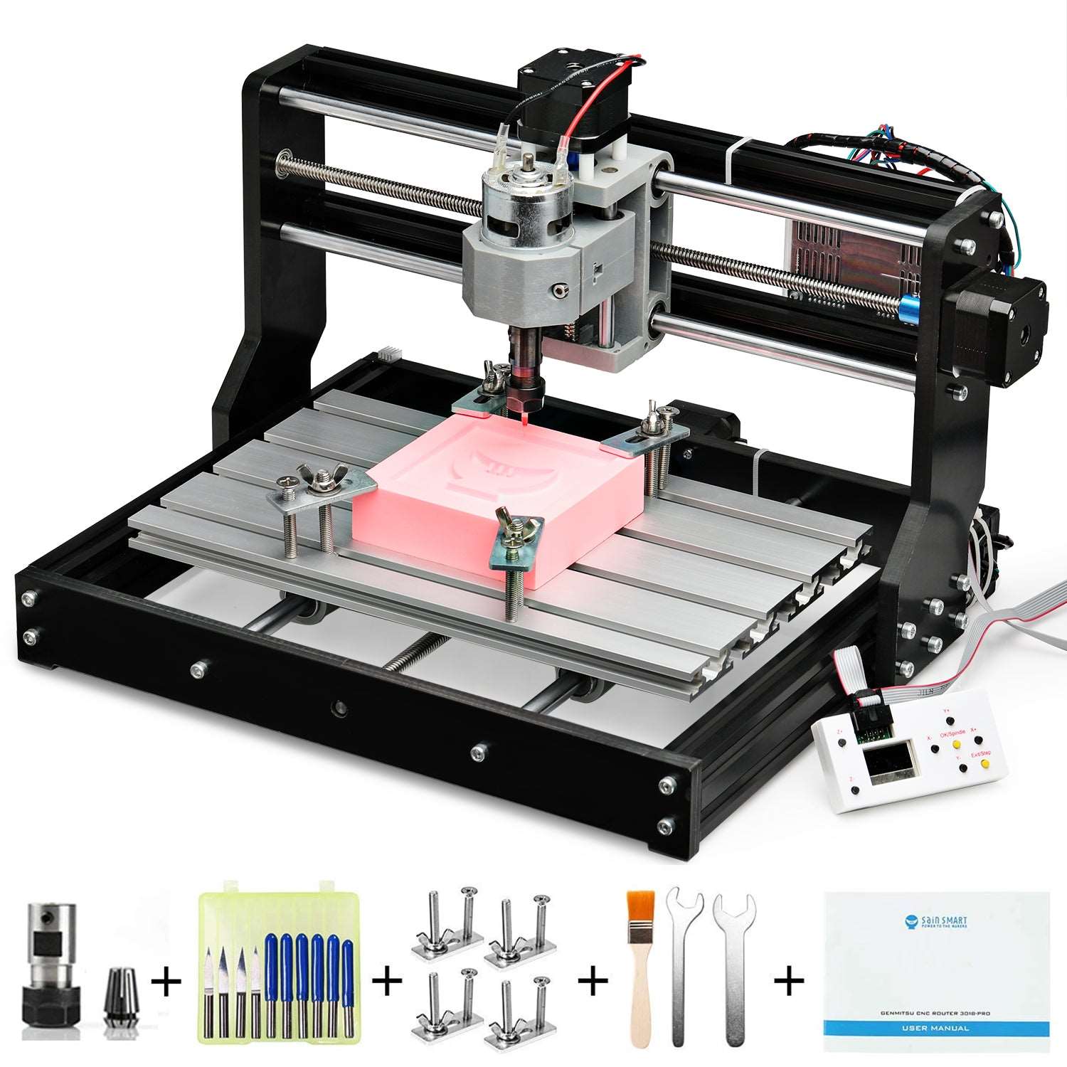 3018-PRO Desktop CNC Router DIY Kit SainSmart.com