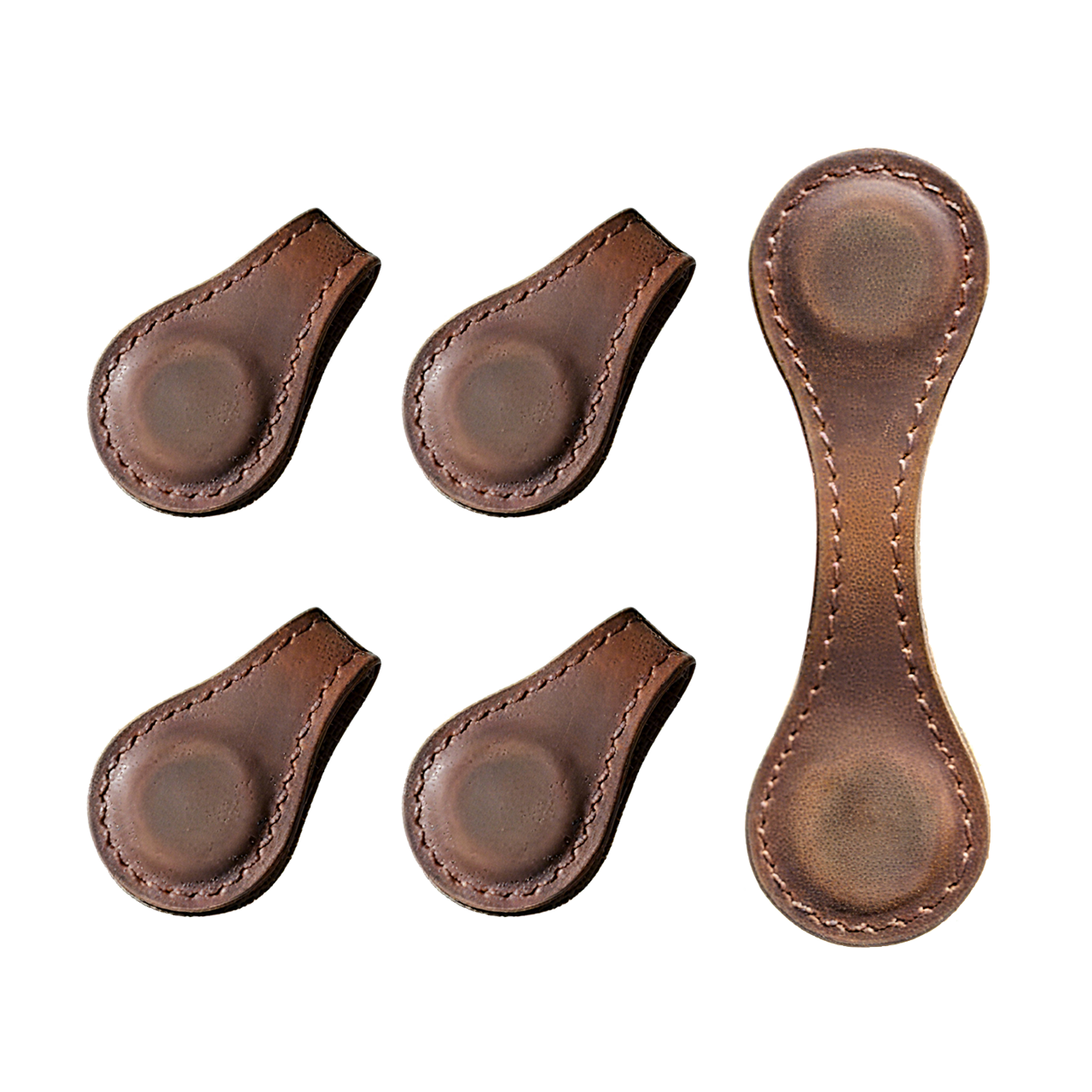 ComMarker Brown Leather Magnetic Bookmark (5pcs)