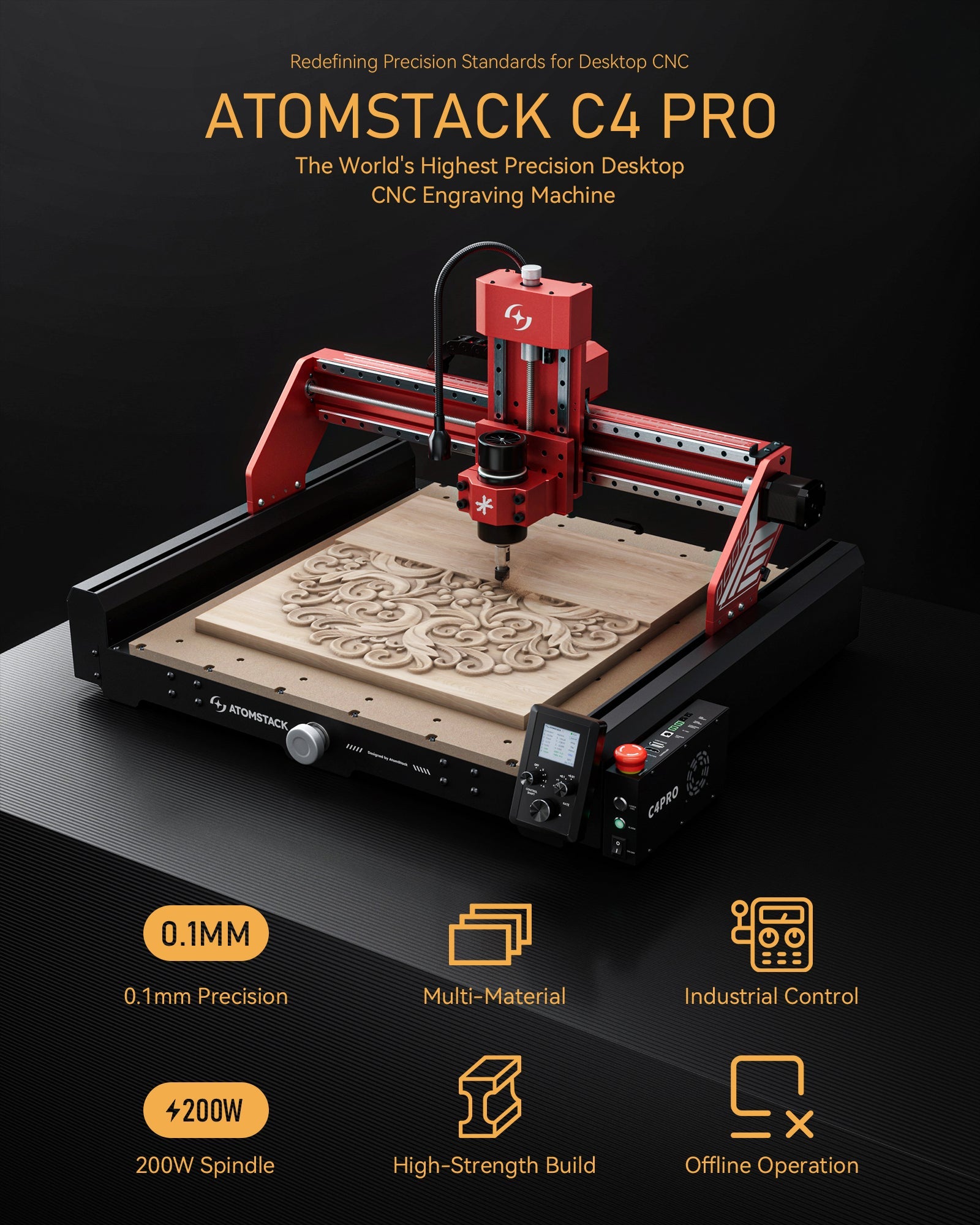 AtomStack - C4 Pro CNC Router
