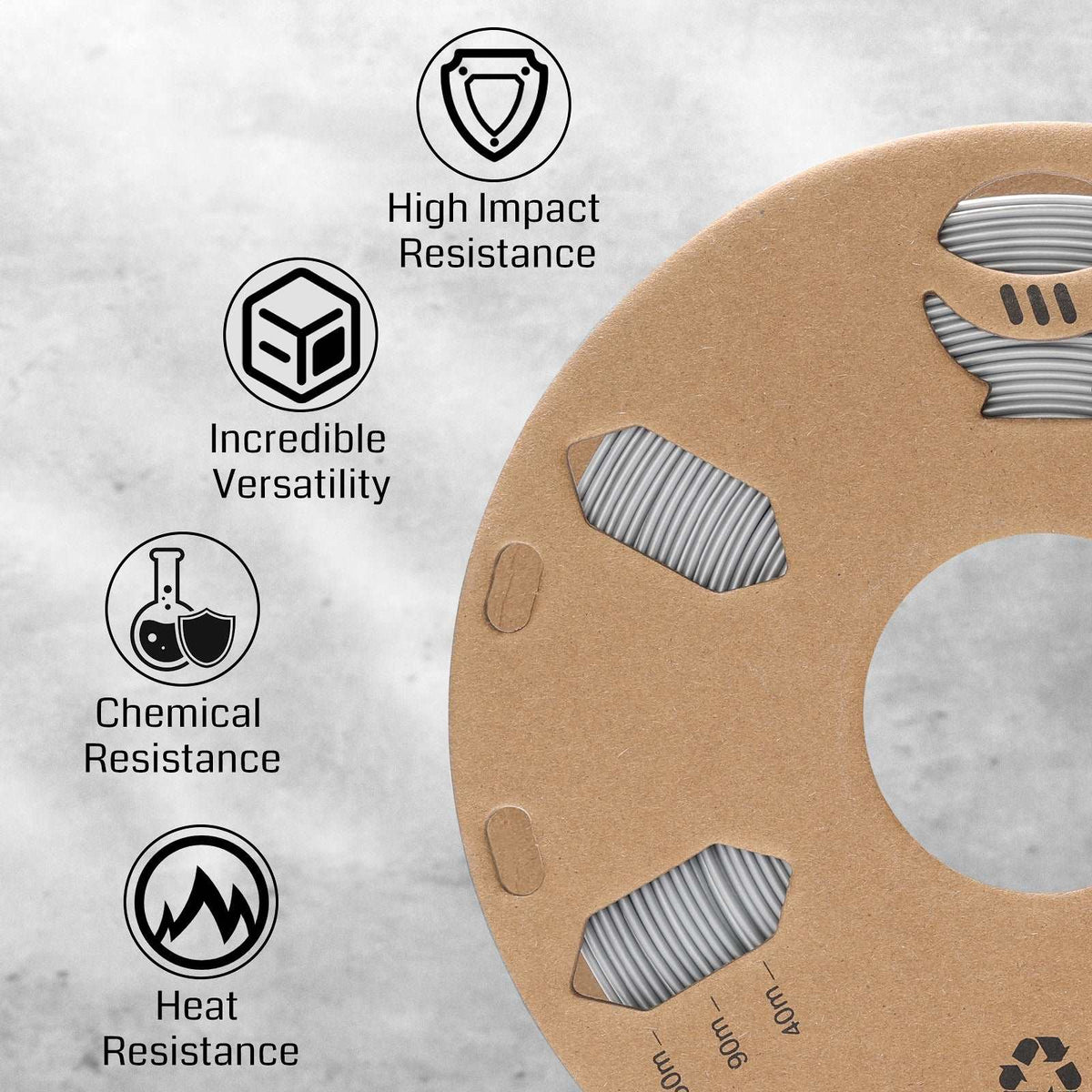 SainSmart ABS Filament Bundle – 1.75mm, 500g x 4 Spools (2kg Total) SainSmart.com