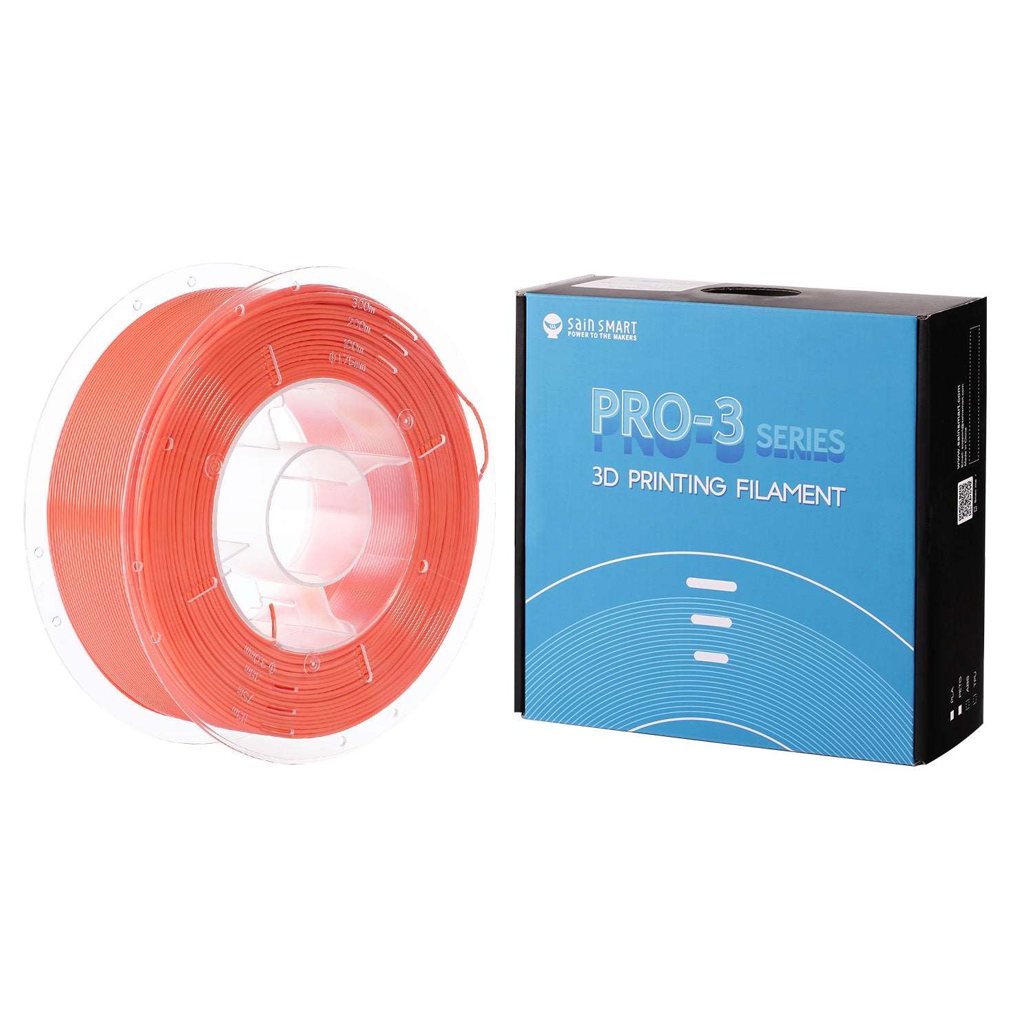 All Colors, PETG Filament 1.75mm 1kg/2.2lb, SainSmart PRO-3 Series SainSmart.com