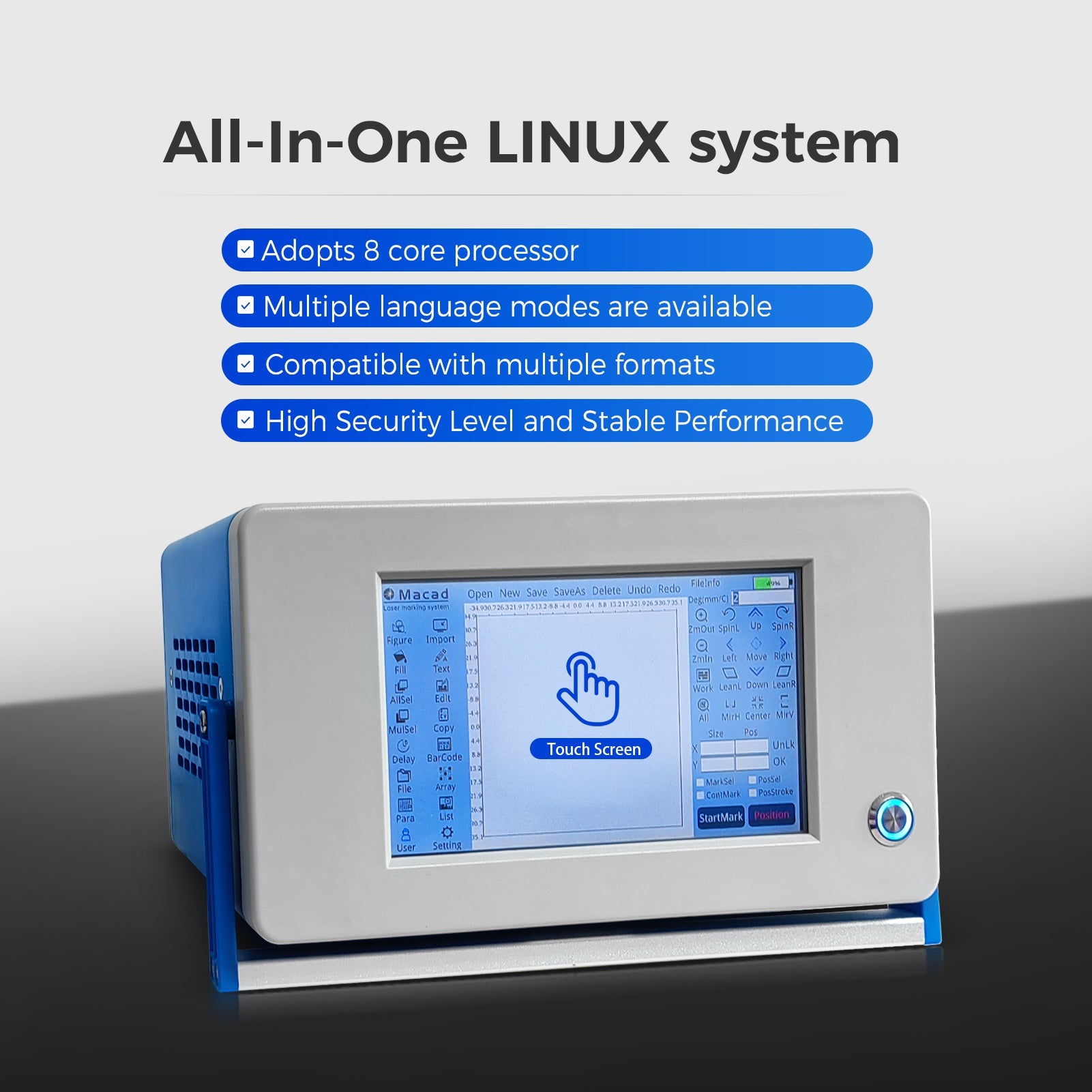 ComMarker Q8 Handheld Laser Marking Machine – Portable High-Precision Metal Engraving System