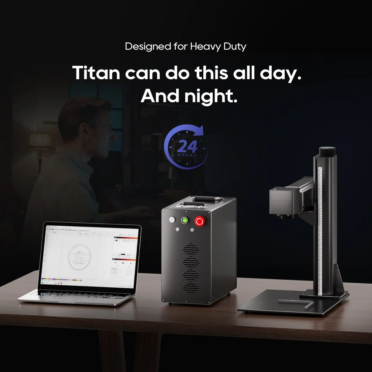 ComMarker Titan-1 JPT MOPA Fiber Laser Engraver - Craft Cutters & Embossers from ComMarker Laser