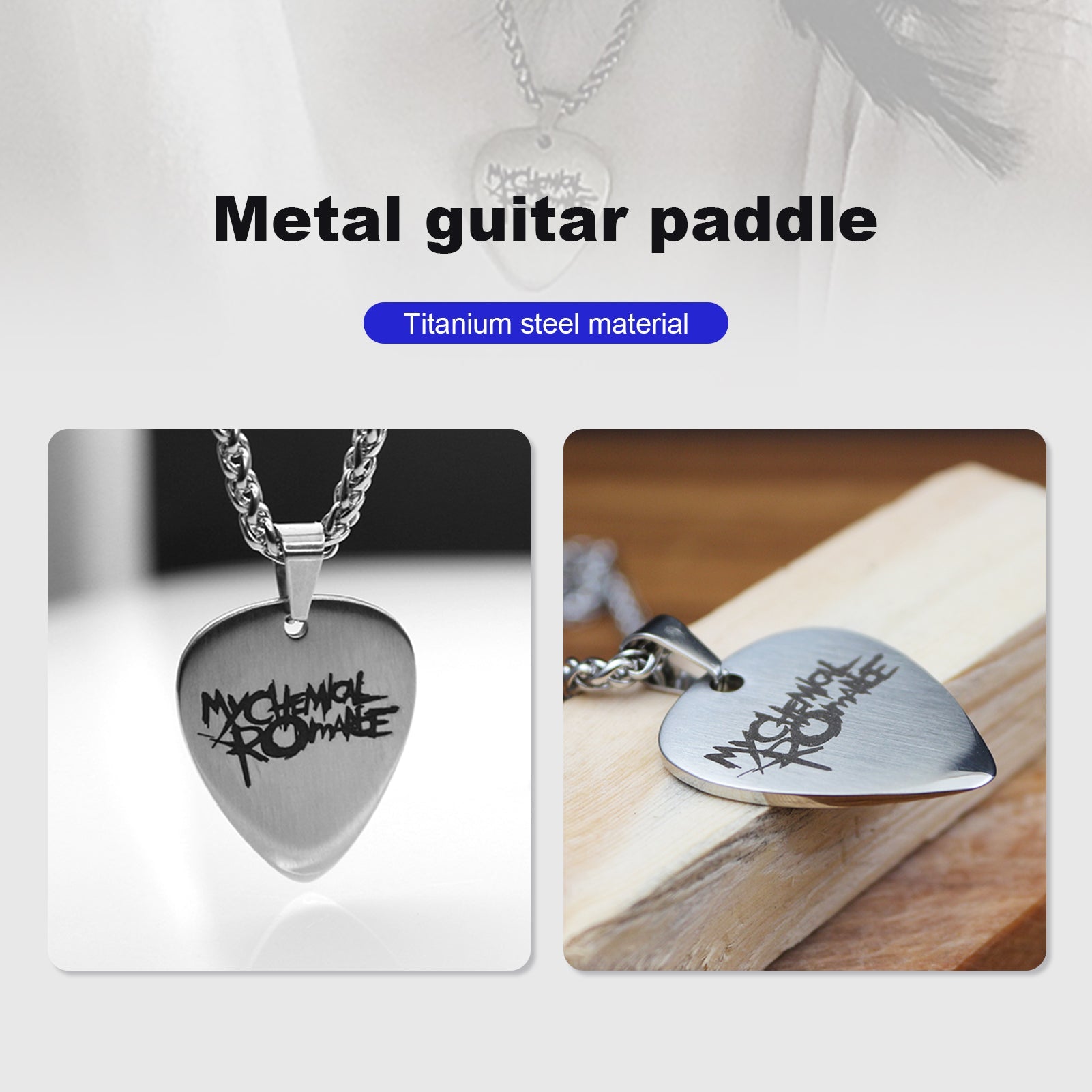 ComMarker Blank Guitar Pick Necklace (1pcs)