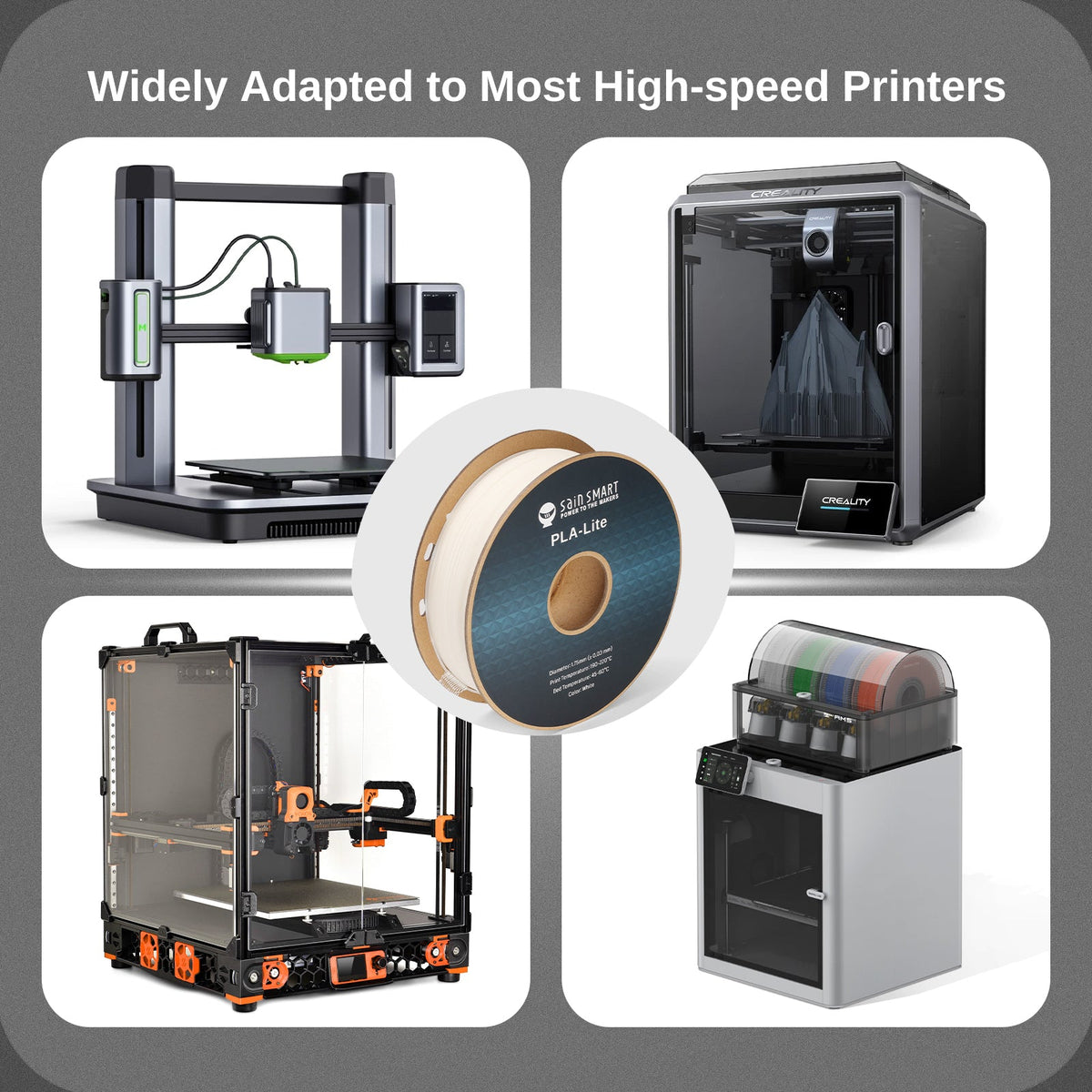SainSmart GT-3 High-Speed PLA-Lite Filament – 1.75mm, 1kg (2.2 lb) SainSmart.com