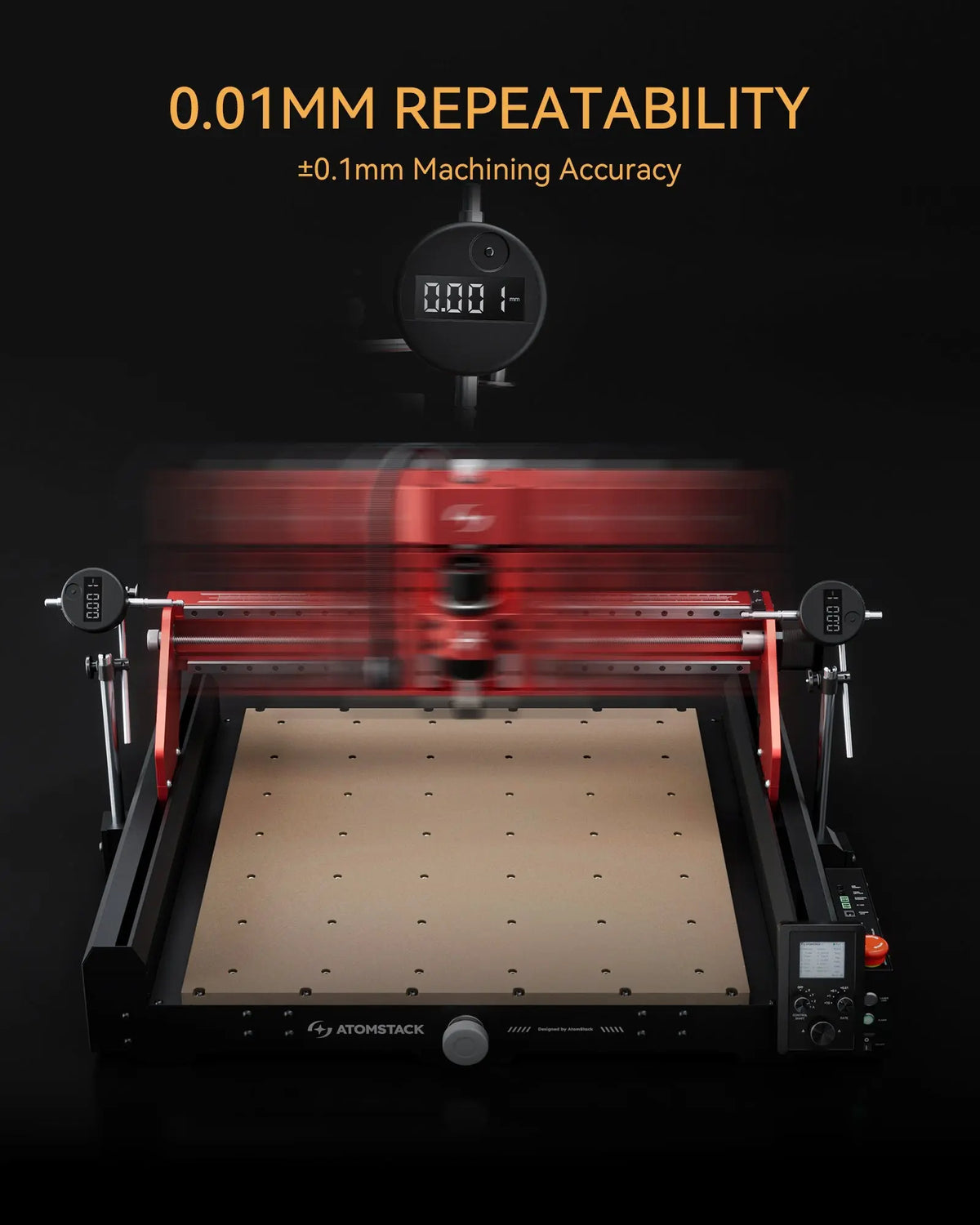 AtomStack - C4 Pro CNC Router - Craft Cutters & Embossers from AtomStack