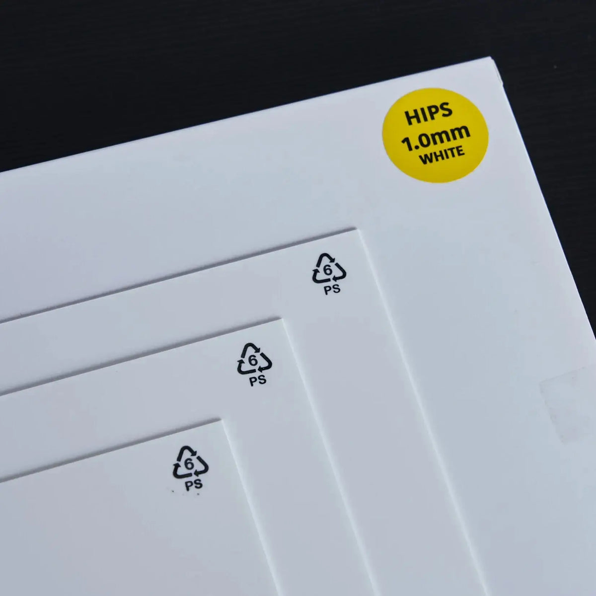 MY YARD White HIPS Plastic Sheets – 19.75 × 12 in - Packing Materials from MY YARD
