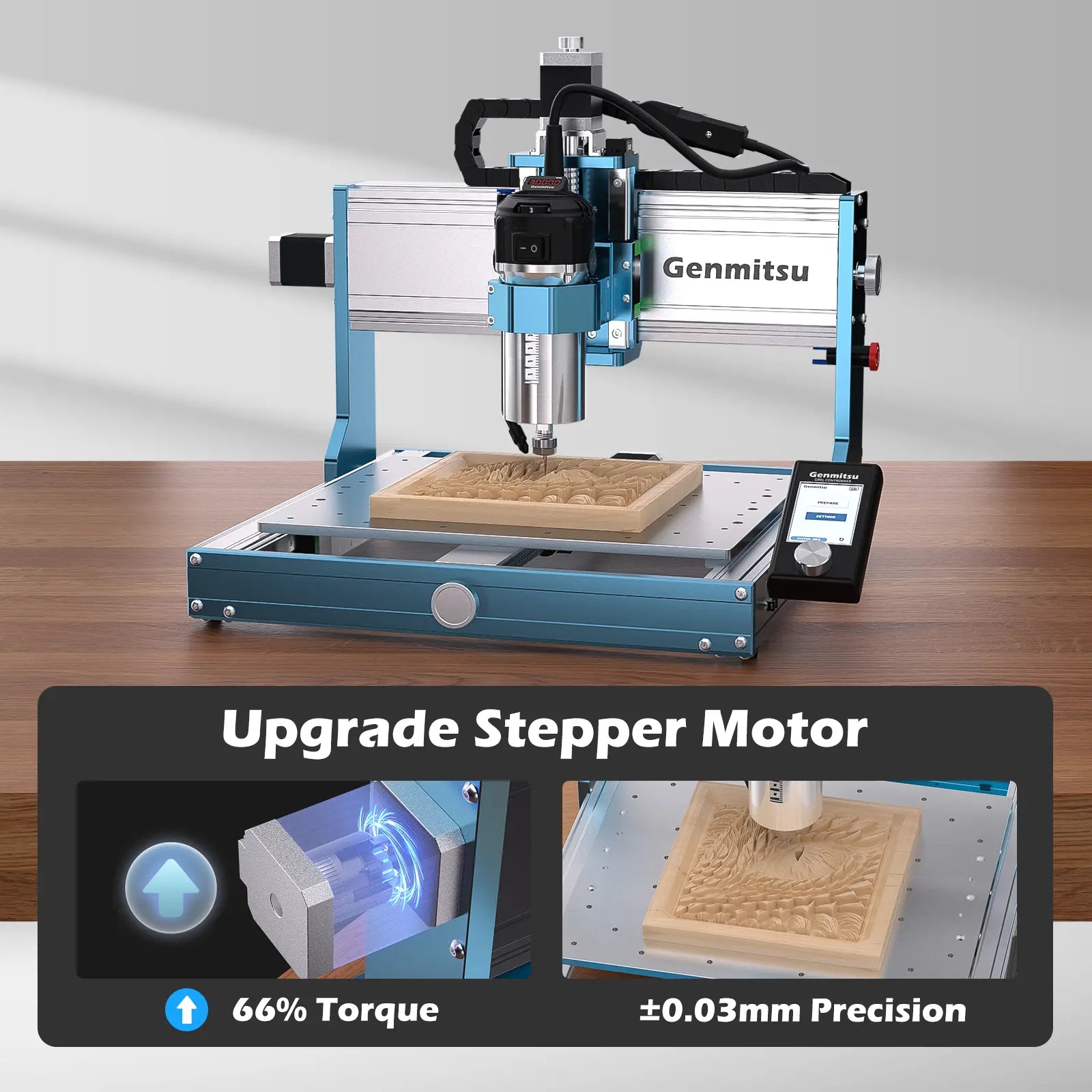 3030-PROVer Ultra Desktop CNC Router for High Precision Metalworking, with Linear Guide & Ball Screw Motion SainSmart.com