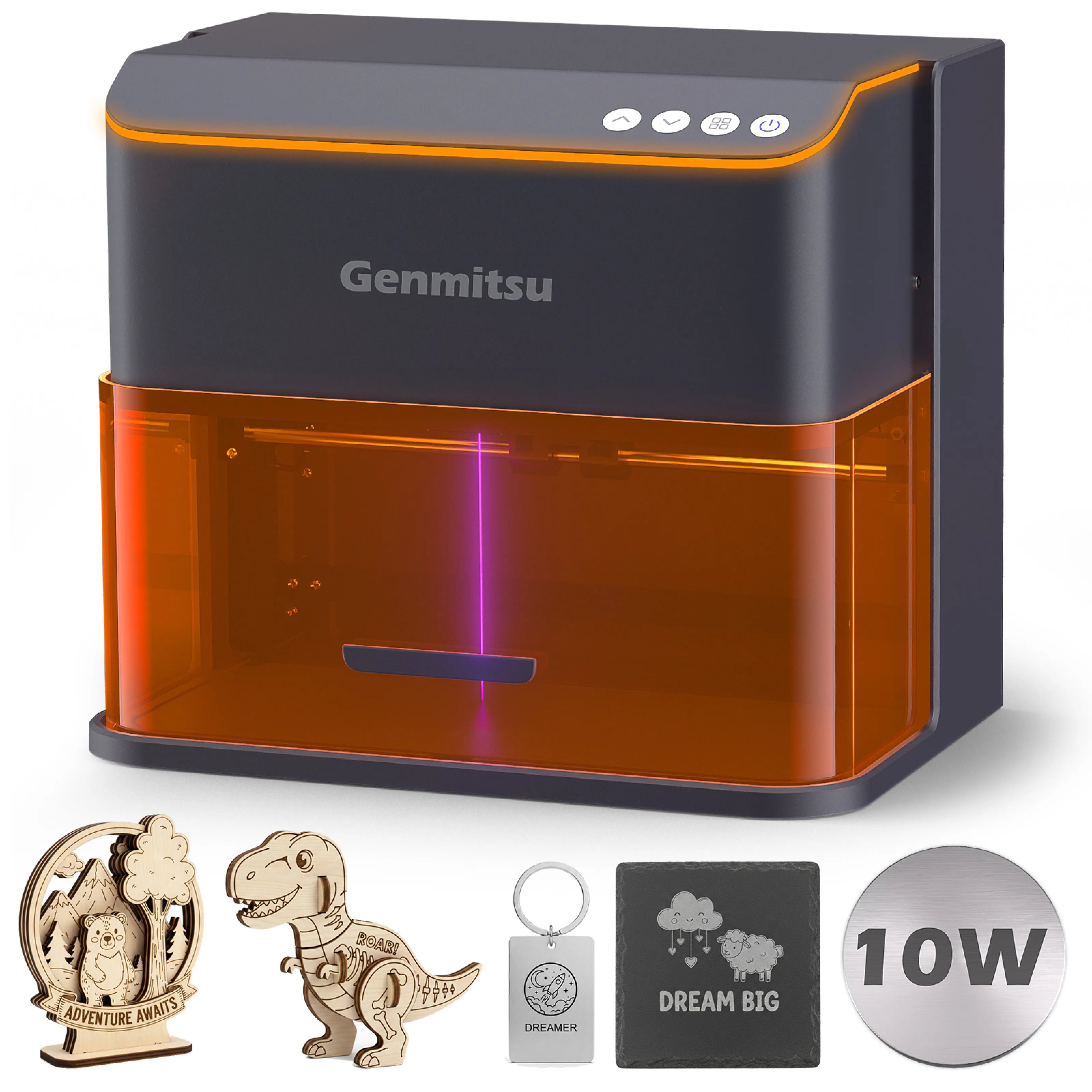 Kintix Hybrid Galvo Laser Engraver – Ultra-Fast Batch Production & Enclosed Safety SainSmart.com