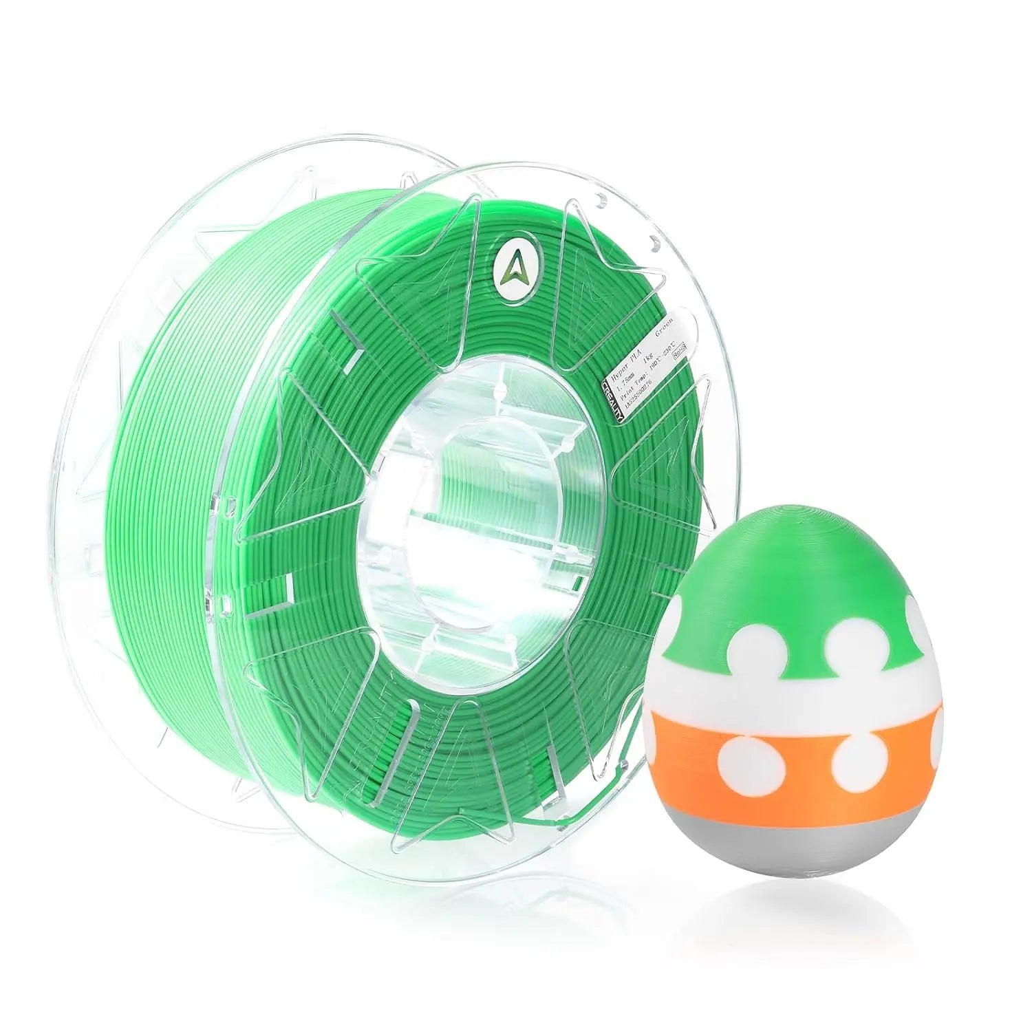 Creality Hyper RFID PLA Filament 1.75mm, 3D Printer Filament for High Speed 30-600mm/s Support CFS, 2.2 LBS (1KG) Spool, Dimensional Accuracy +/- 0.03mm SainSmart.com