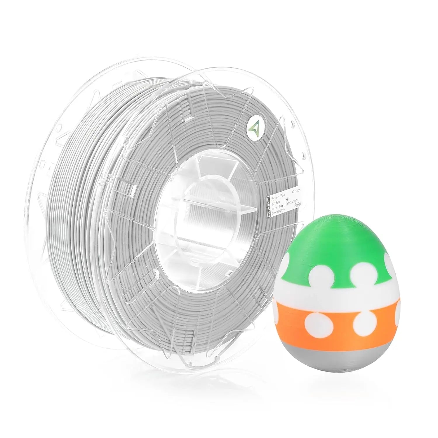 Creality Hyper RFID PLA Filament 1.75mm, 3D Printer Filament for High Speed 30-600mm/s Support CFS, 2.2 LBS (1KG) Spool, Dimensional Accuracy +/- 0.03mm SainSmart.com