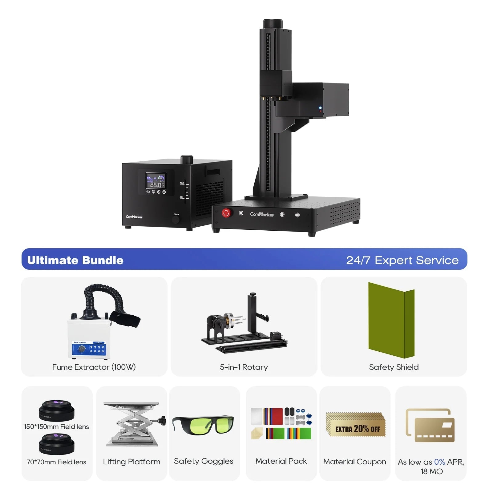 ComMarker Omni-1 UV Laser Engraver