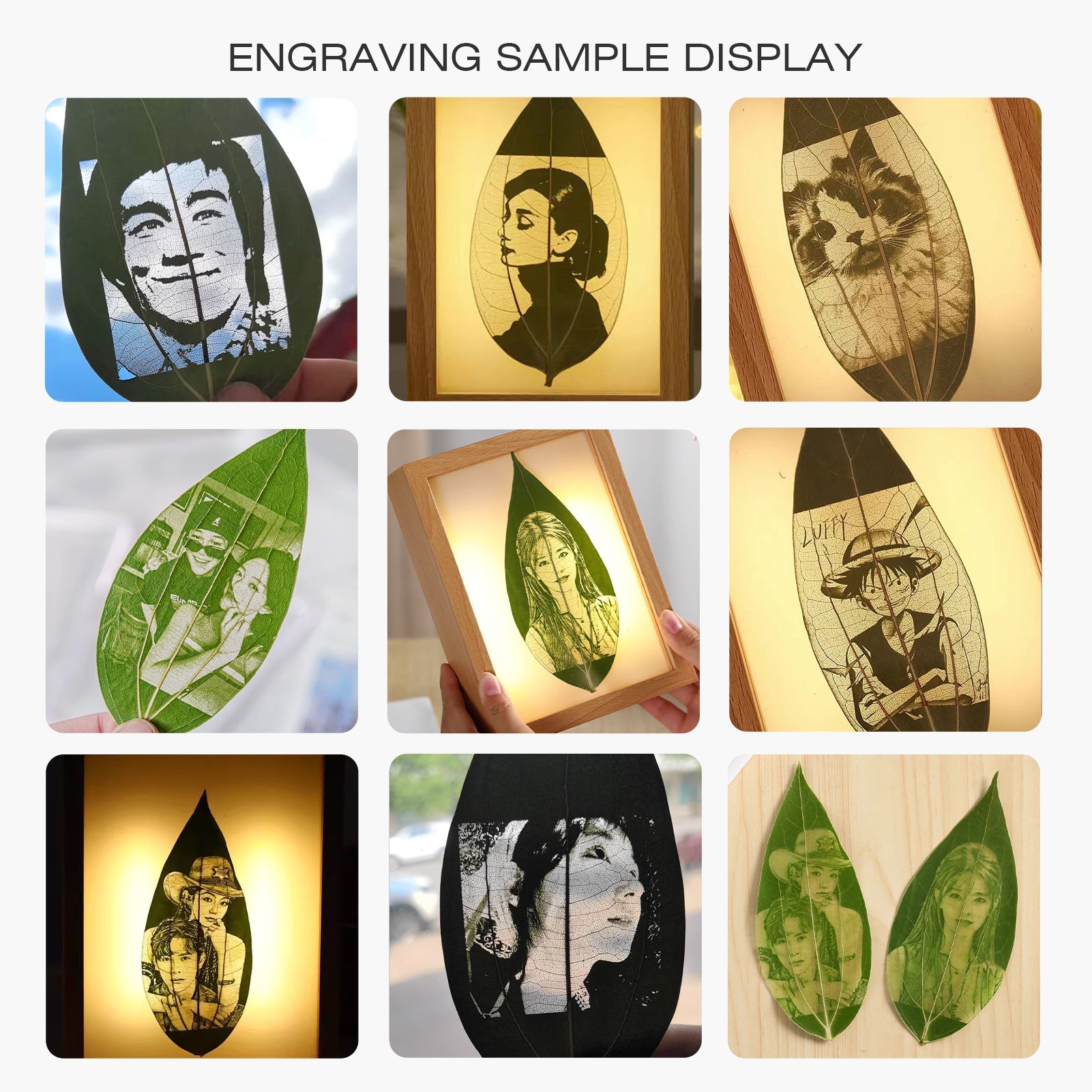 ComMarker Blank Leaf Engraving Kit (10pcs)