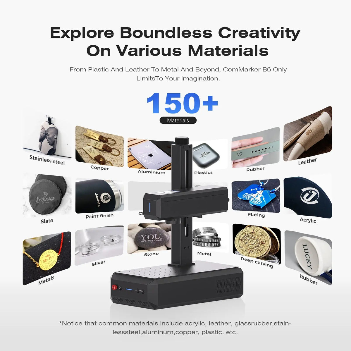 ComMarker B6 Fiber Laser Engraver - Craft Cutters & Embossers from ComMarker Laser