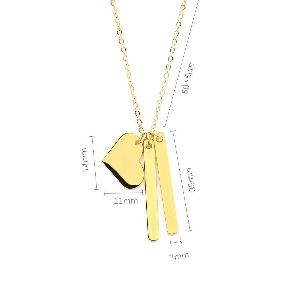 ComMarker Stainless Steel 3 in 1 Necklace (6pcs)