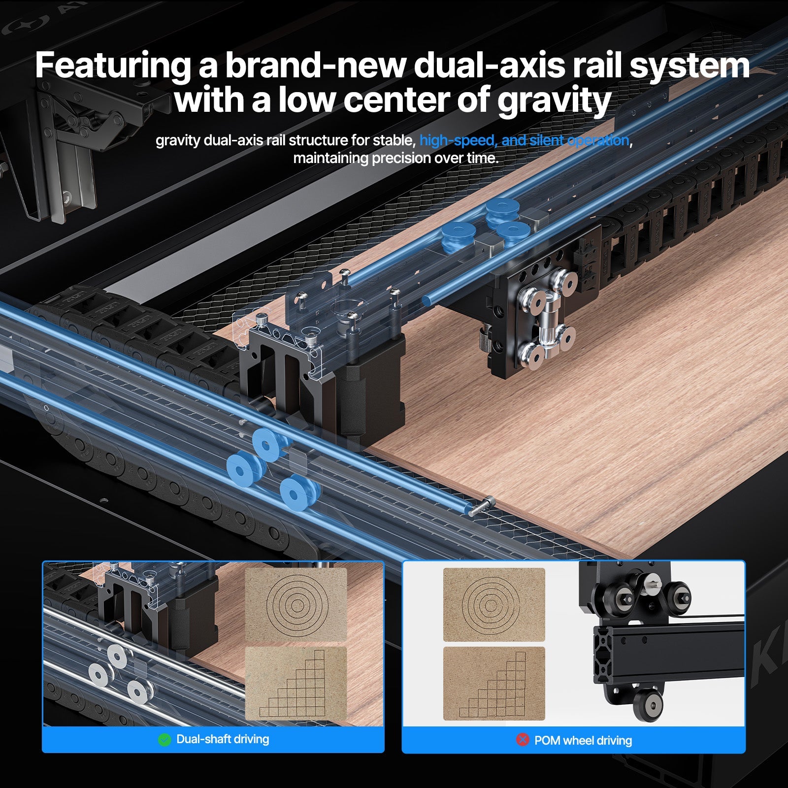 AtomStack KRAFT Lite – Compact Enclosed Laser Engraver
