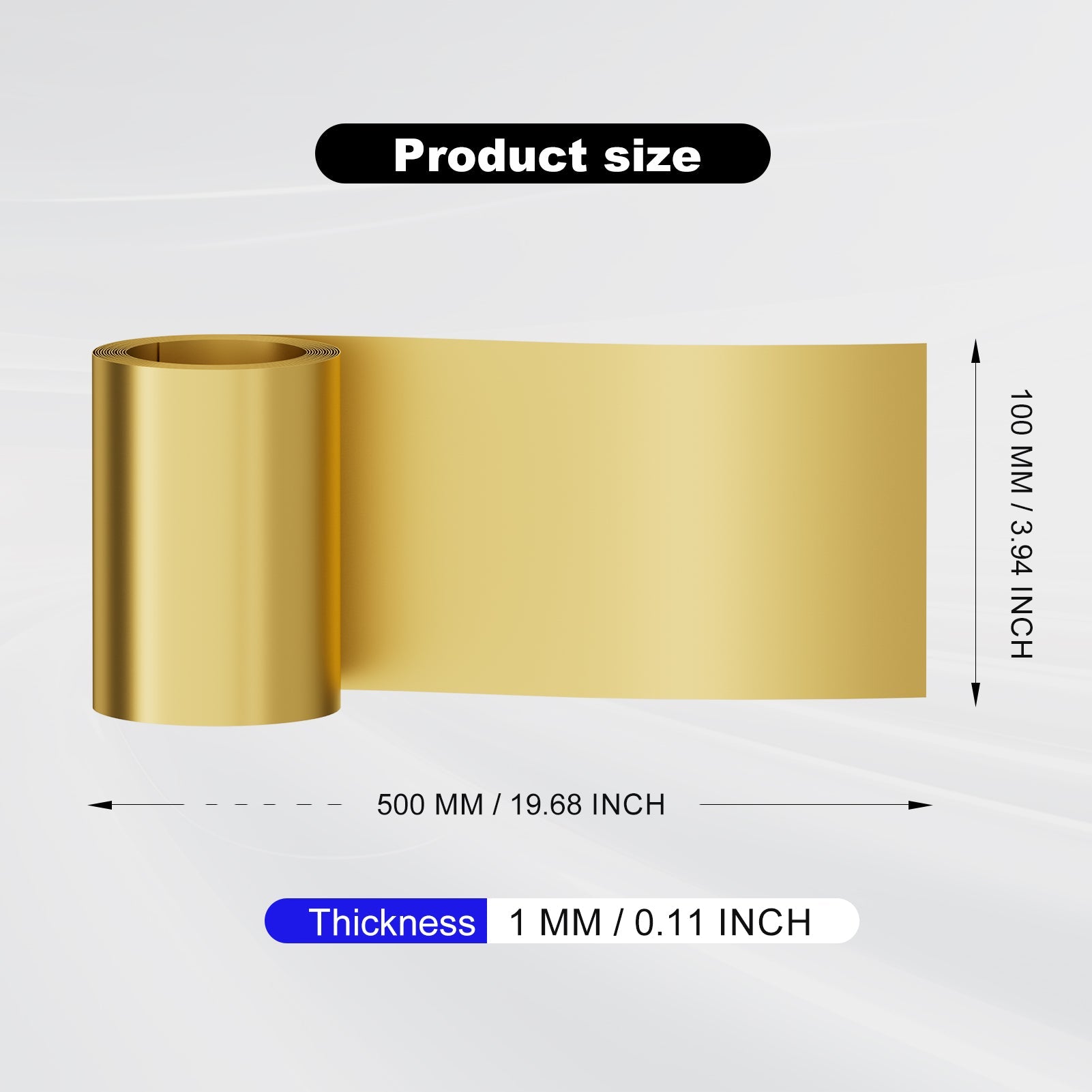 Metal Tape Roll (3 rolls)