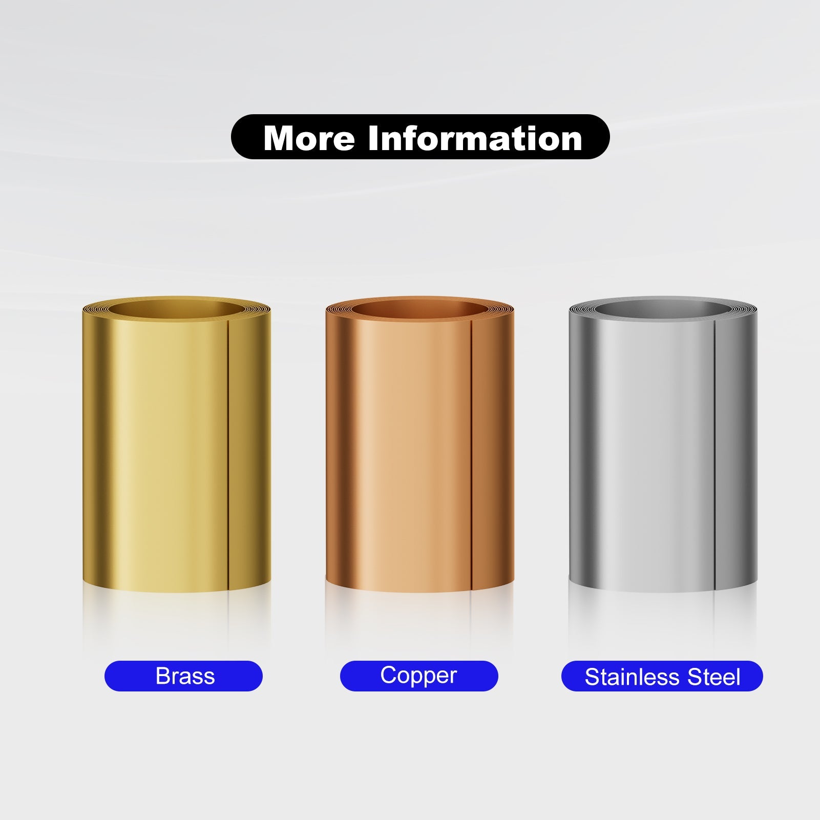 Metal Tape Roll (3 rolls)