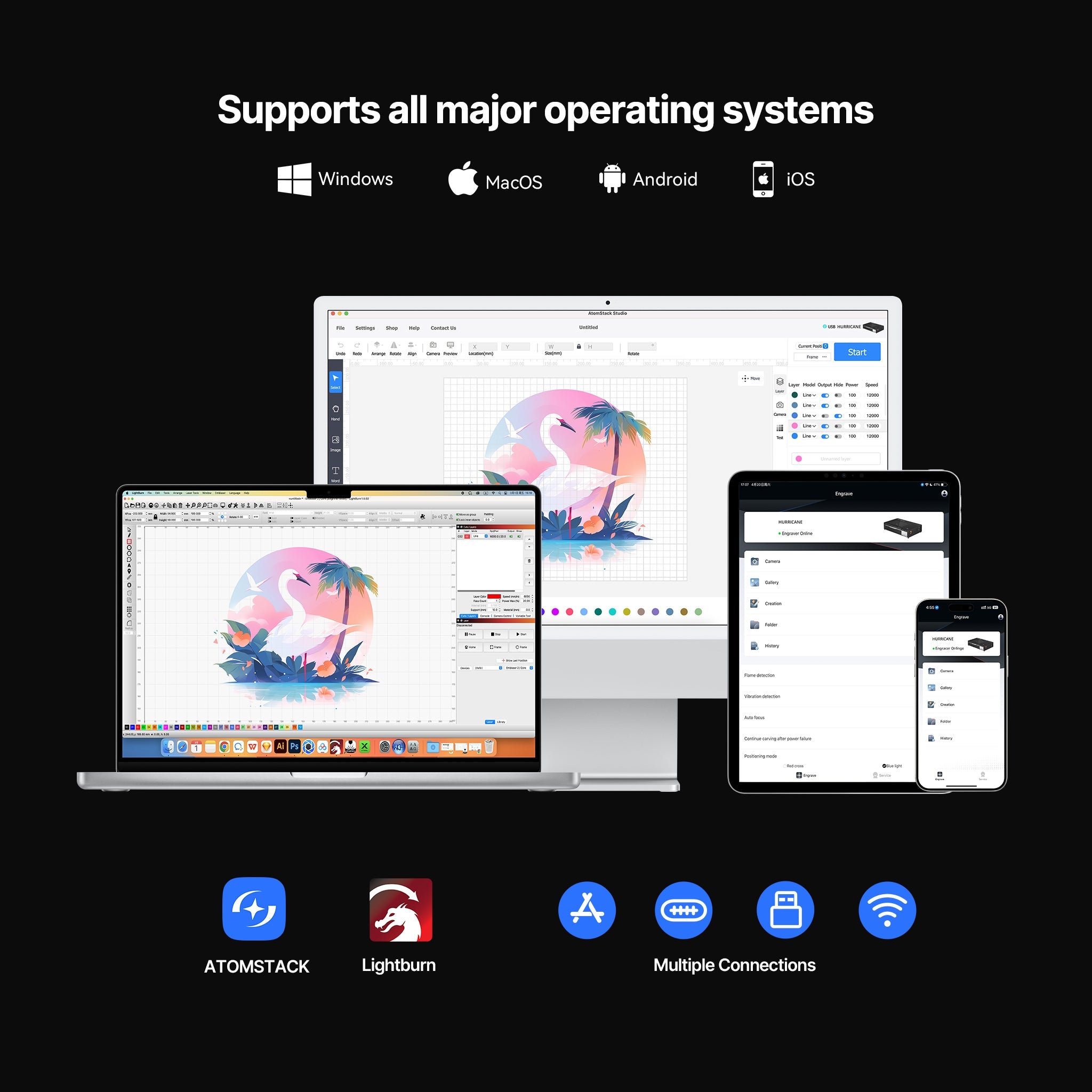 AtomStack KRAFT Lite – Compact Enclosed Laser Engraver