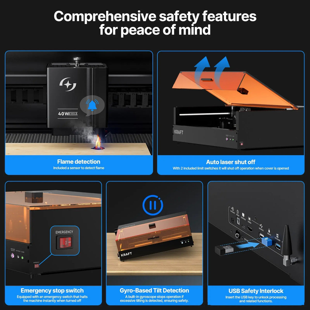 AtomStack KRAFT Lite – Compact Enclosed Laser Engraver - Craft Cutters & Embossers from AtomStack