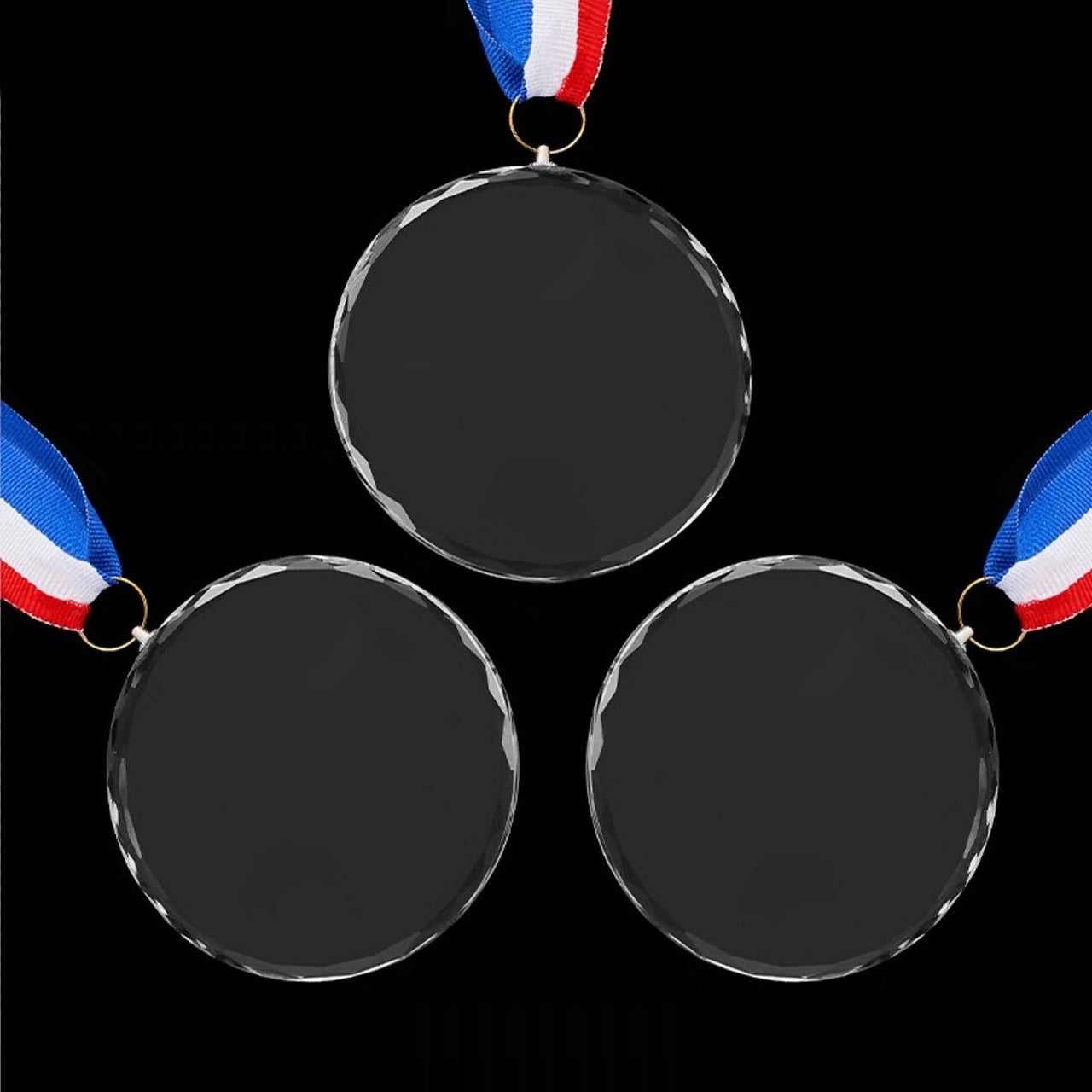 ComMarker Blank Glass Medal (3pcs)