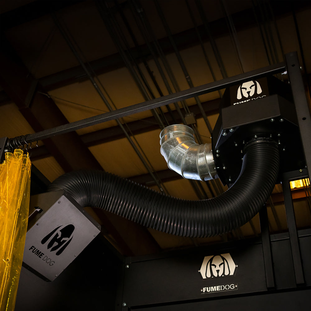 Fume Dog – Bulldog-EX-FLEX – Magnetic Wall-Mount Welding Fume Extraction / Exhaust System