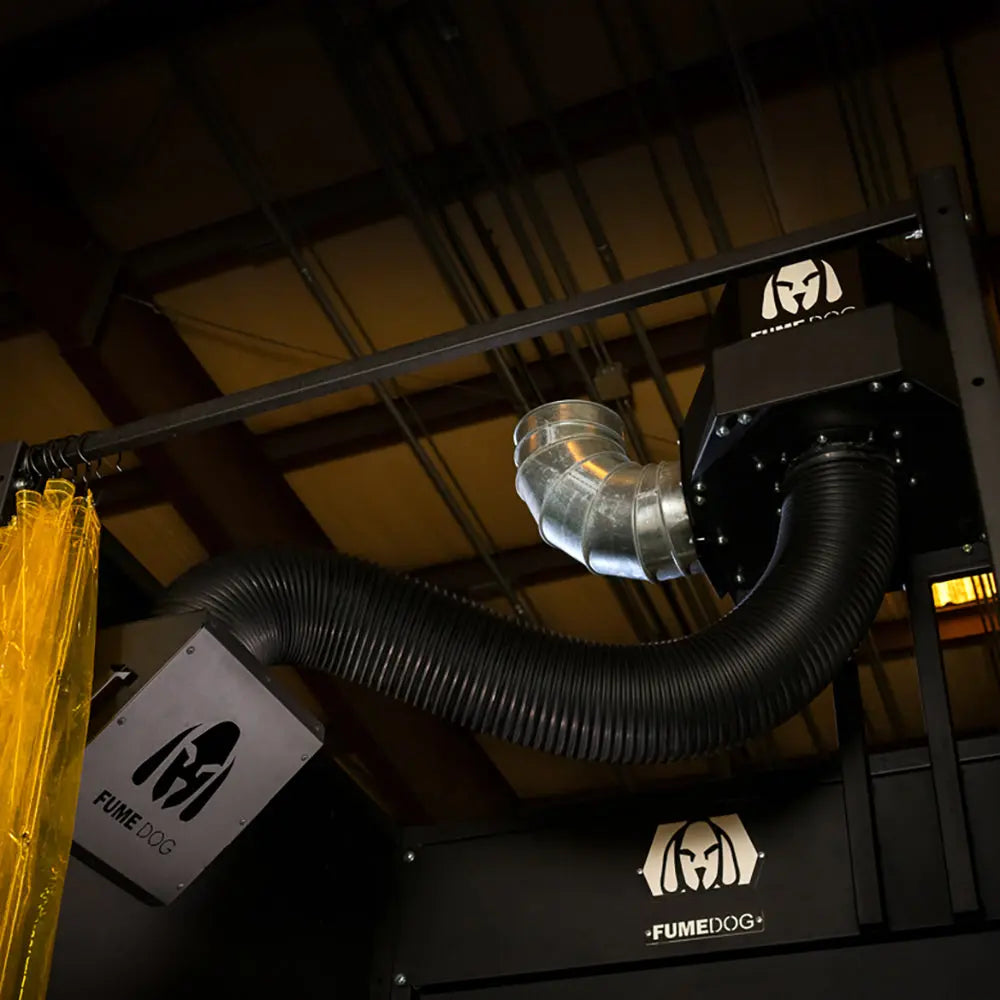 Fume Dog – Bulldog-EX-FLEX – Magnetic Wall-Mount Welding Fume Extraction / Exhaust System - Business & Industrial from Fume Dog