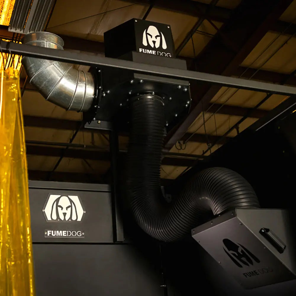 Fume Dog – Bulldog-EX-FLEX – Magnetic Wall-Mount Welding Fume Extraction / Exhaust System - Business & Industrial from Fume Dog