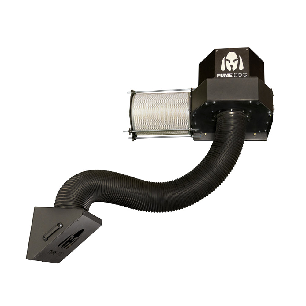 Fume Dog – Bulldog-FILT-FLEX – Magnetic Wall Mount Welding Fume Extractor with Flexible Arm