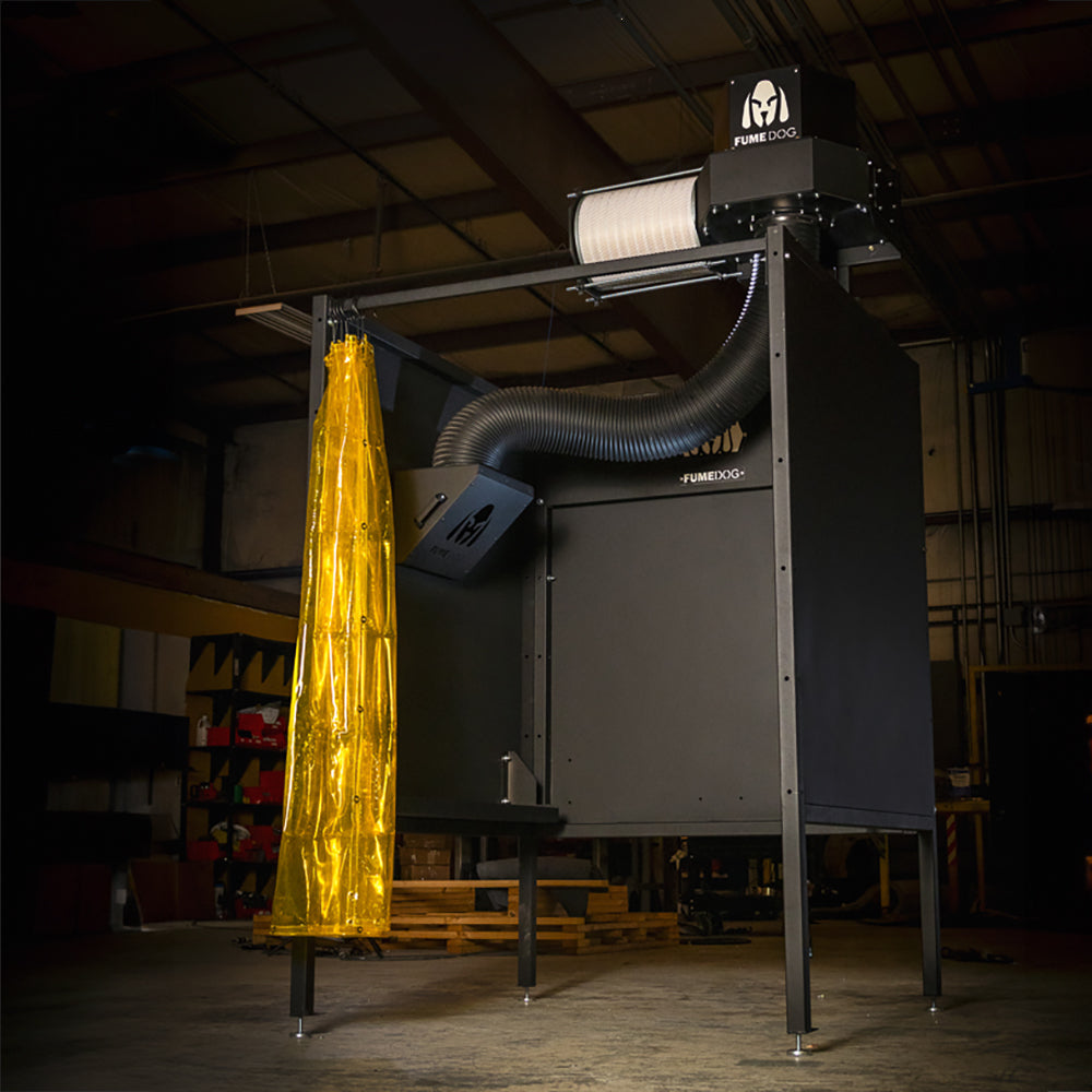 Fume Dog – Bulldog-FILT-FLEX – Magnetic Wall Mount Welding Fume Extractor with Flexible Arm