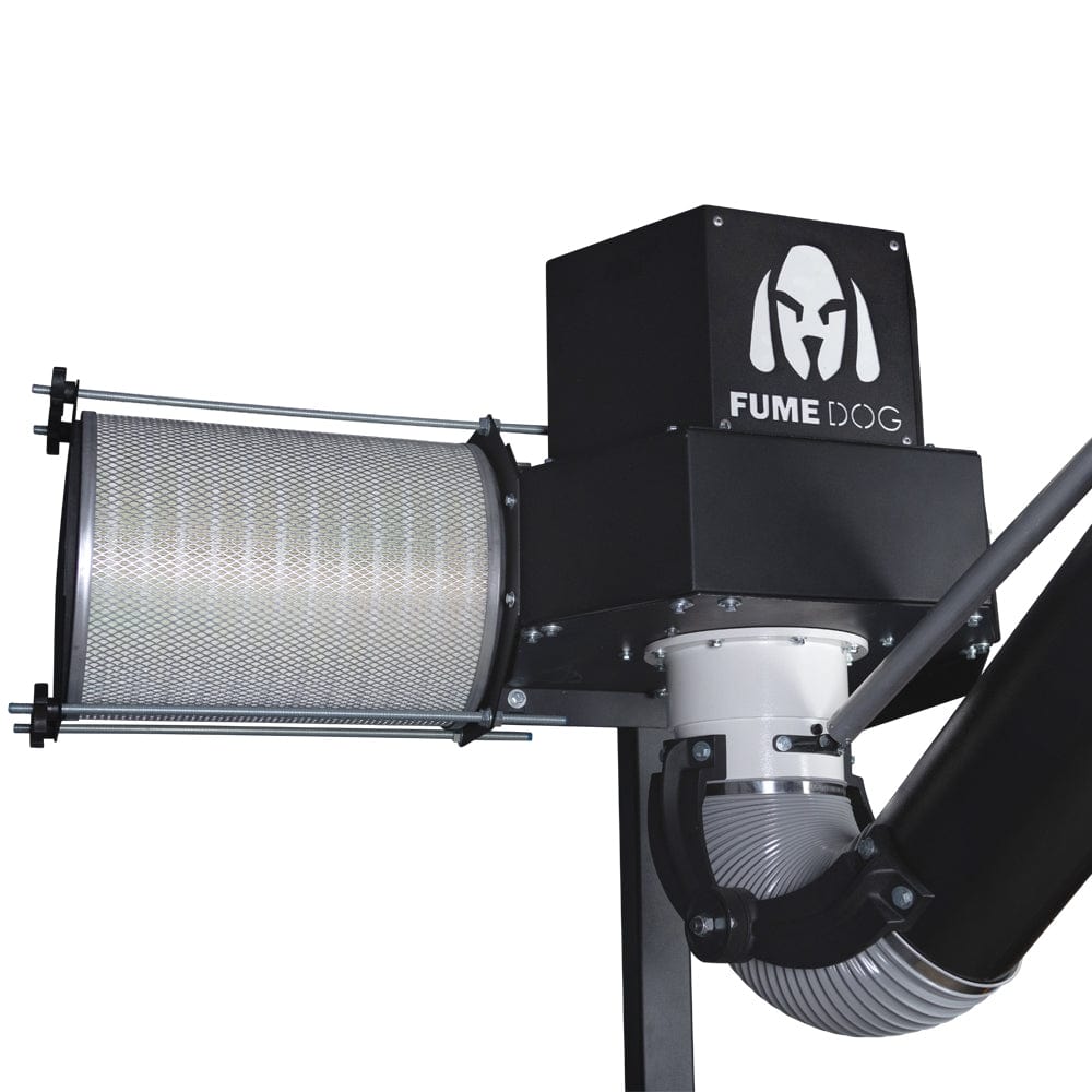 Fume Dog – Bulldog-FILT – Heavy-Duty Wall Mount Fume Extractor for Welding