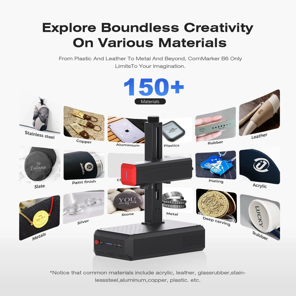 ComMarker B6 JPT MOPA Fiber Laser Engraver - Craft Cutters & Embossers from ComMarker Laser