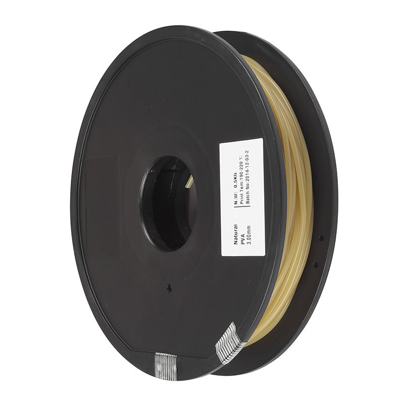 Natural, Water Soluble PVA 1.75mm Filament 0.5kg/1.1lb SainSmart.com