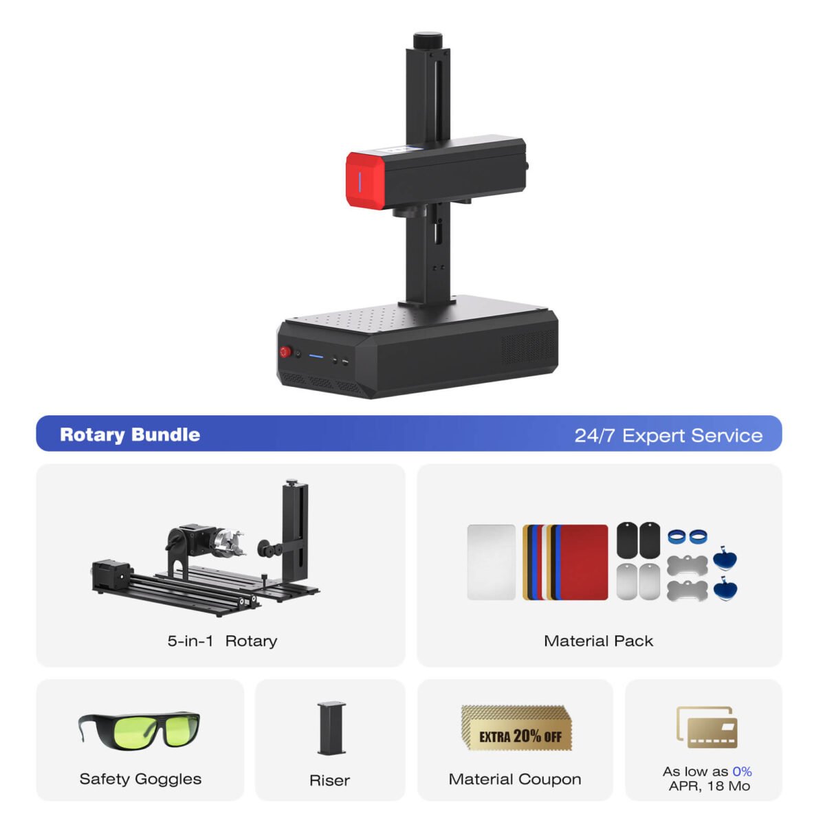 ComMarker B6 JPT MOPA Fiber Laser Engraver