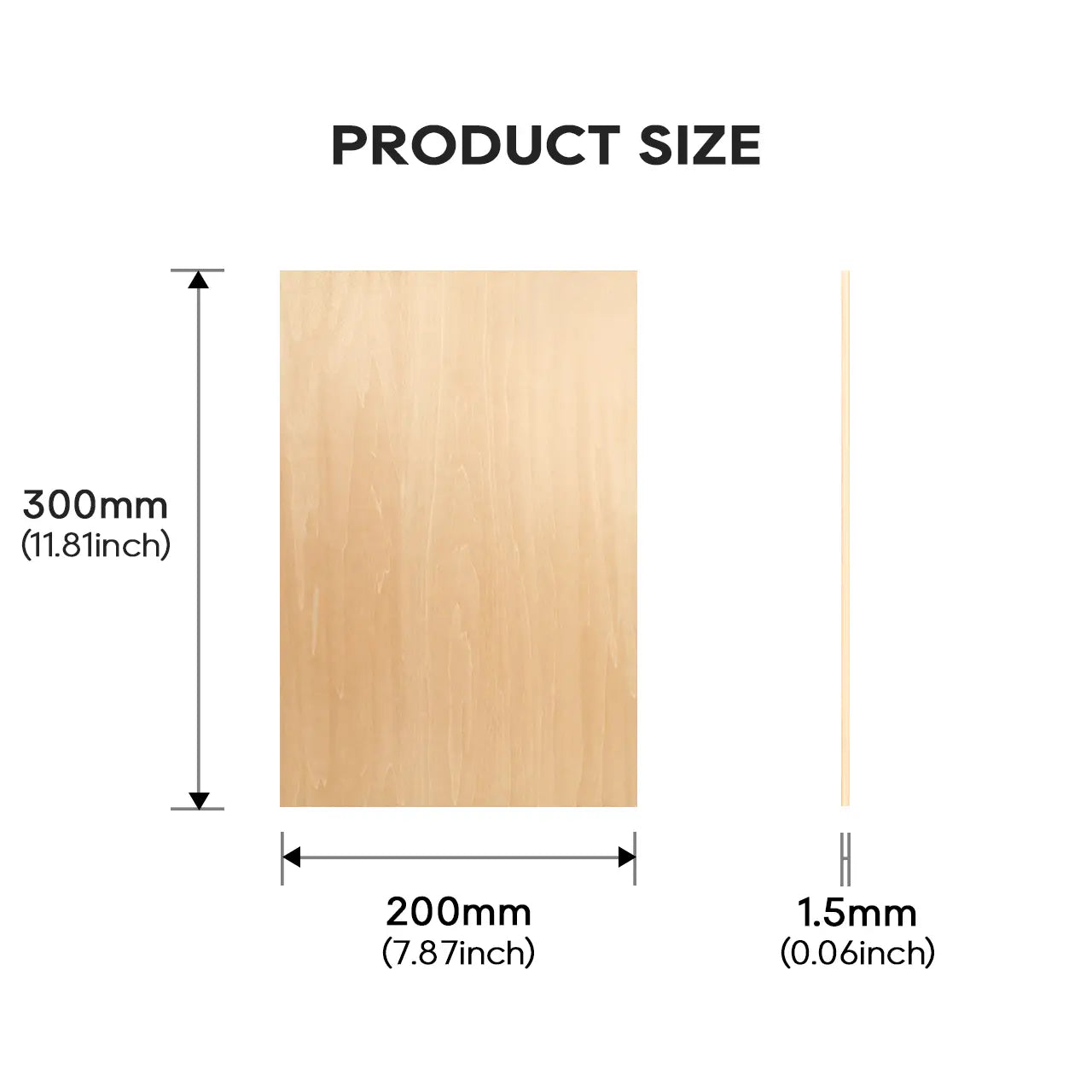 ComMarker 1/16" Plywood Sheets