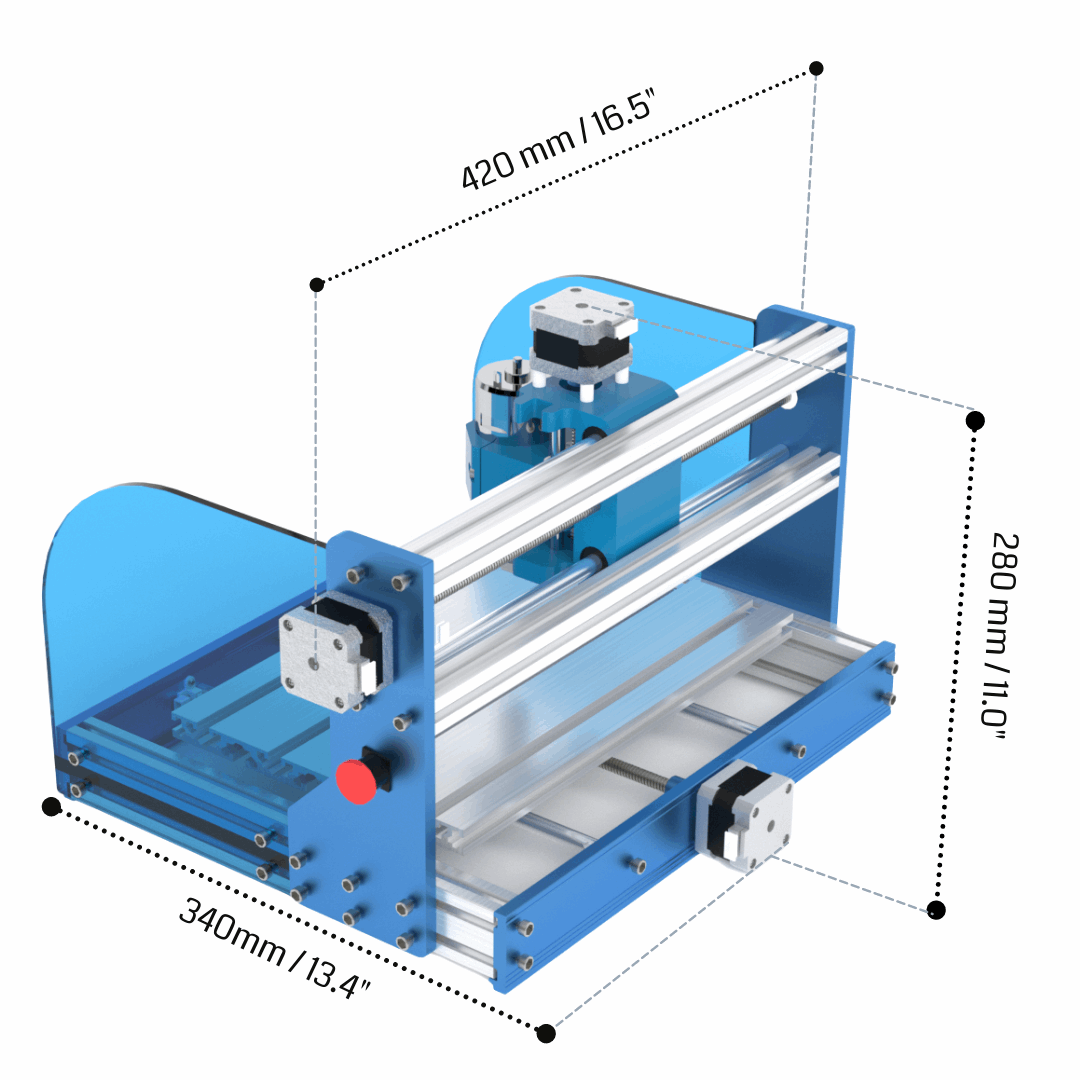 3018-PROVer Semi Assembled CNC Router Kit SainSmart.com