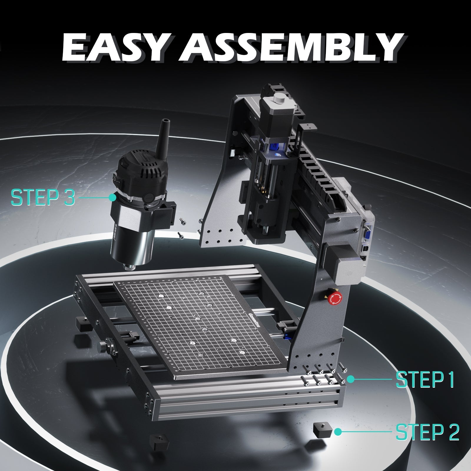 3020-PRO Ultra Desktop CNC Router, 710W Spindle for Metal Carving and Cutting SainSmart.com