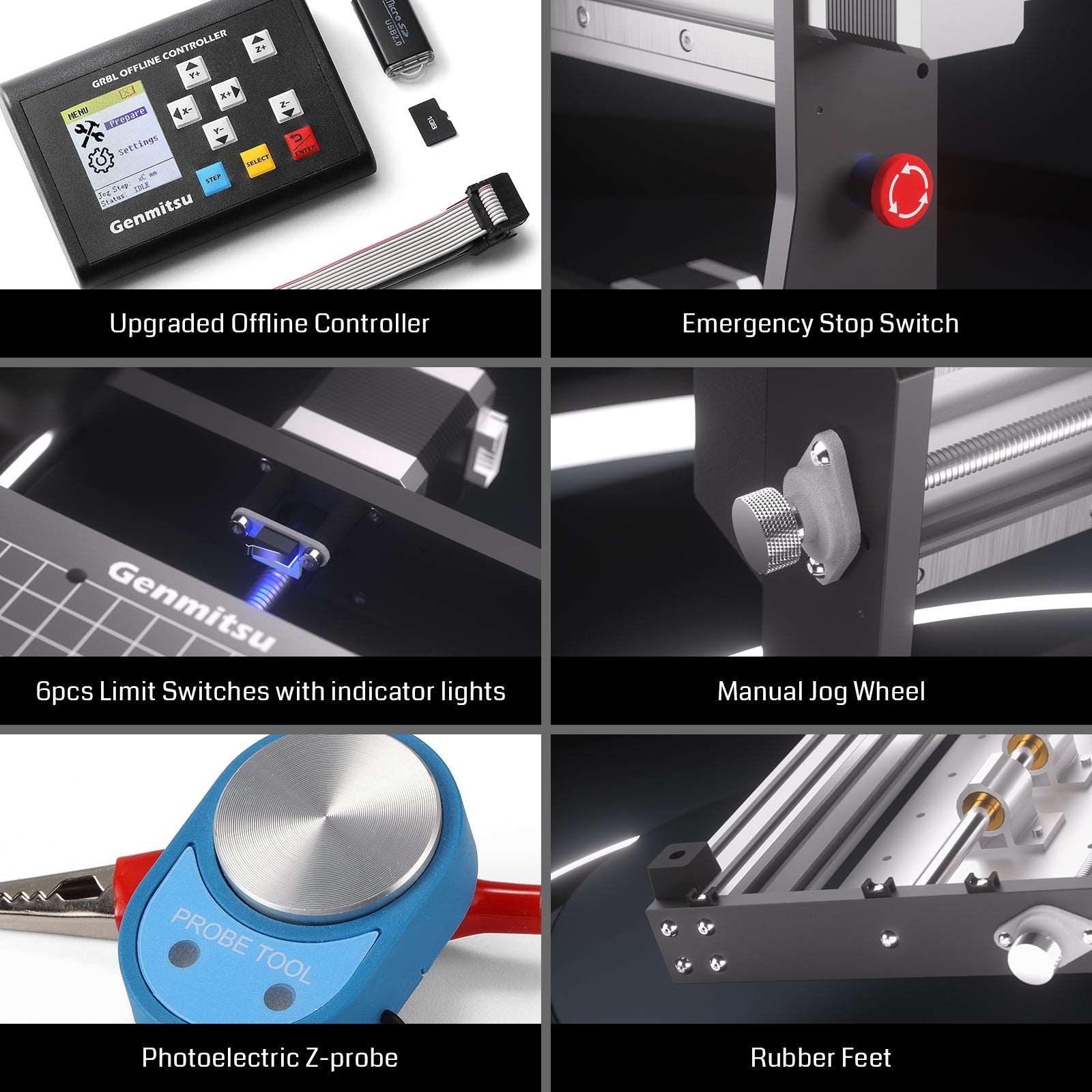 Genmitsu 3020-PRO Max V2 CNC Router - 300×200 mm Work Area