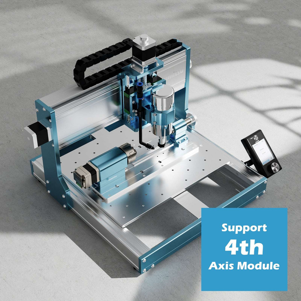 Genmitsu 3030-PROVer Ultra CNC Router – High-Precision Desktop CNC for Metalworking & Advanced Engraving SainSmart.com