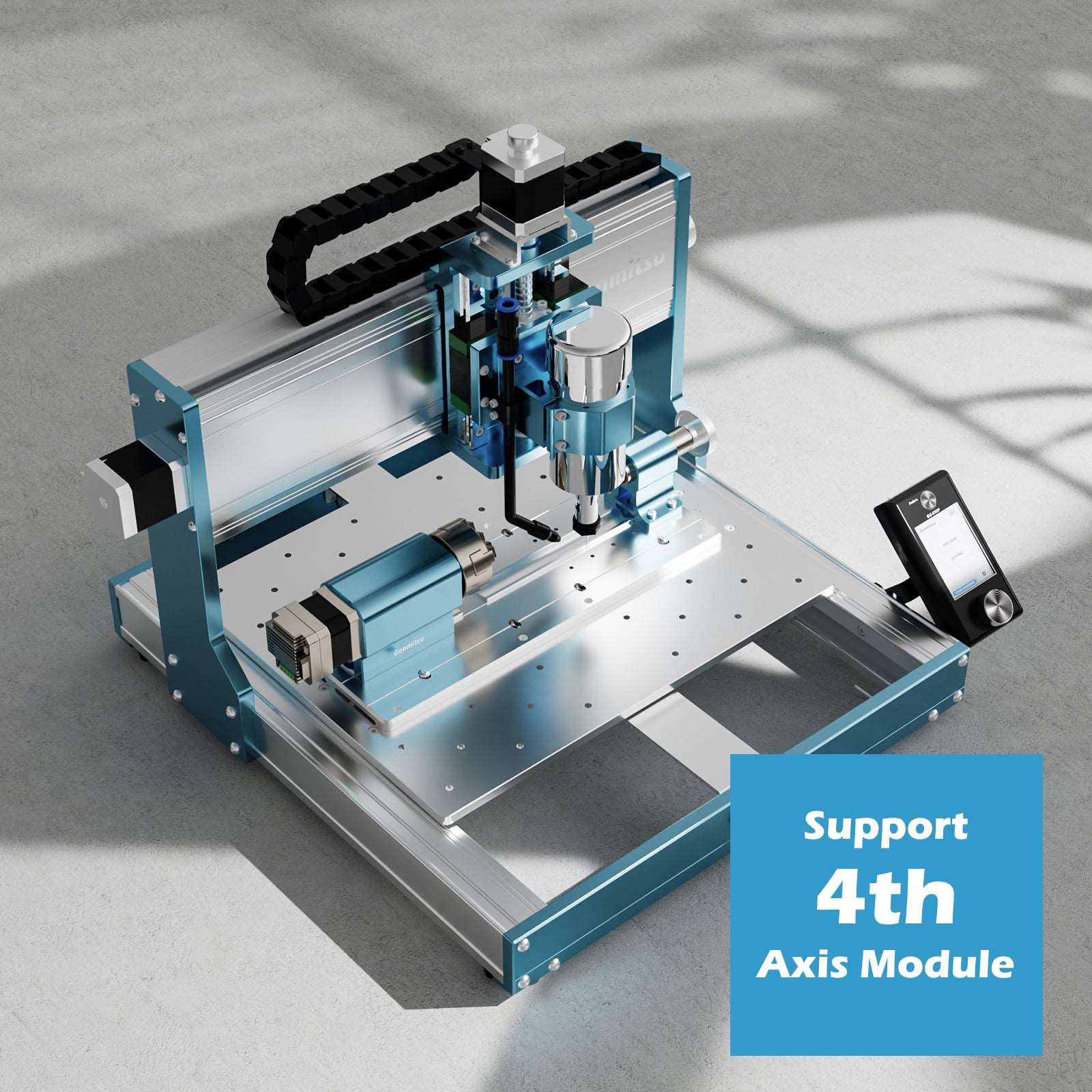 3030-PROVer Ultra Desktop CNC Router for High Precision Metalworking, with Linear Guide & Ball Screw Motion SainSmart.com