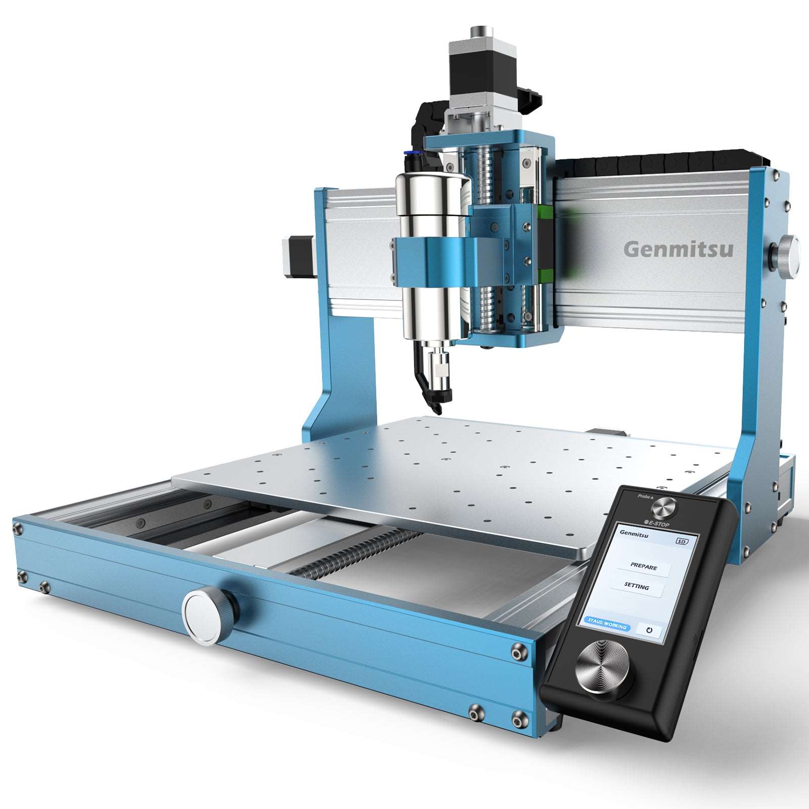 3030-PROVer Ultra Desktop CNC Router for High Precision Metalworking, with Linear Guide & Ball Screw Motion SainSmart.com