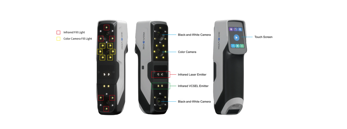 3DeVOK MQ Professional Color 3D Scanner – Wireless, Marker-Free, High-Fidelity - Manufacturing from 3DeVOK