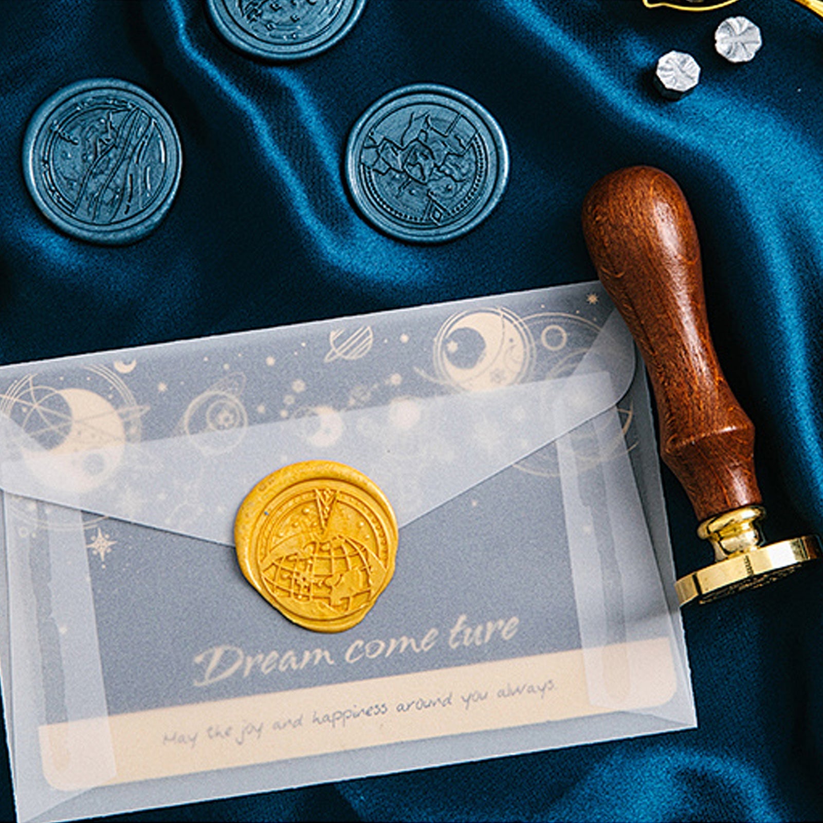 ComMarker Blank Wax Seal Stamp Kits