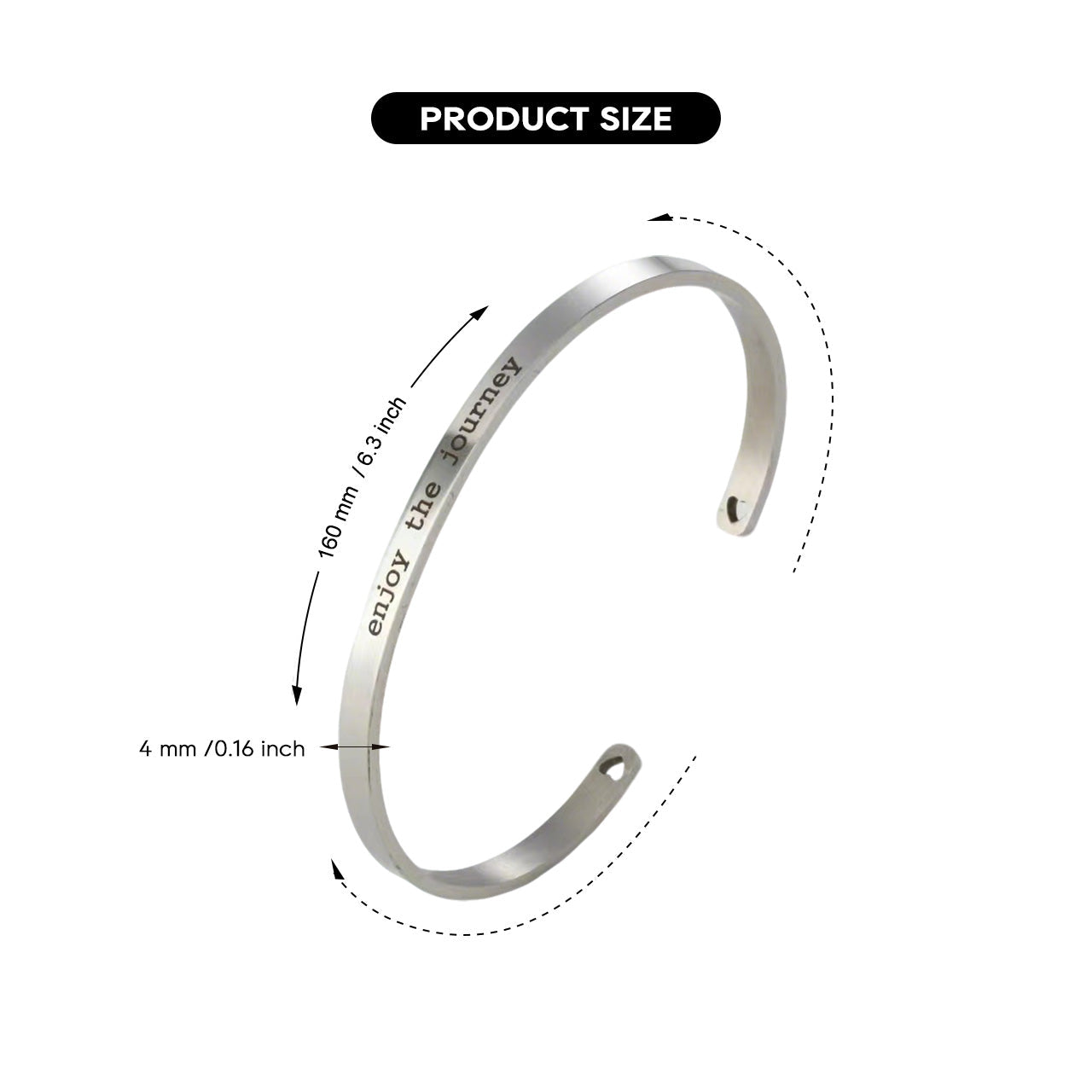 ComMarker Stainless Steel Bracelet (6pcs)
